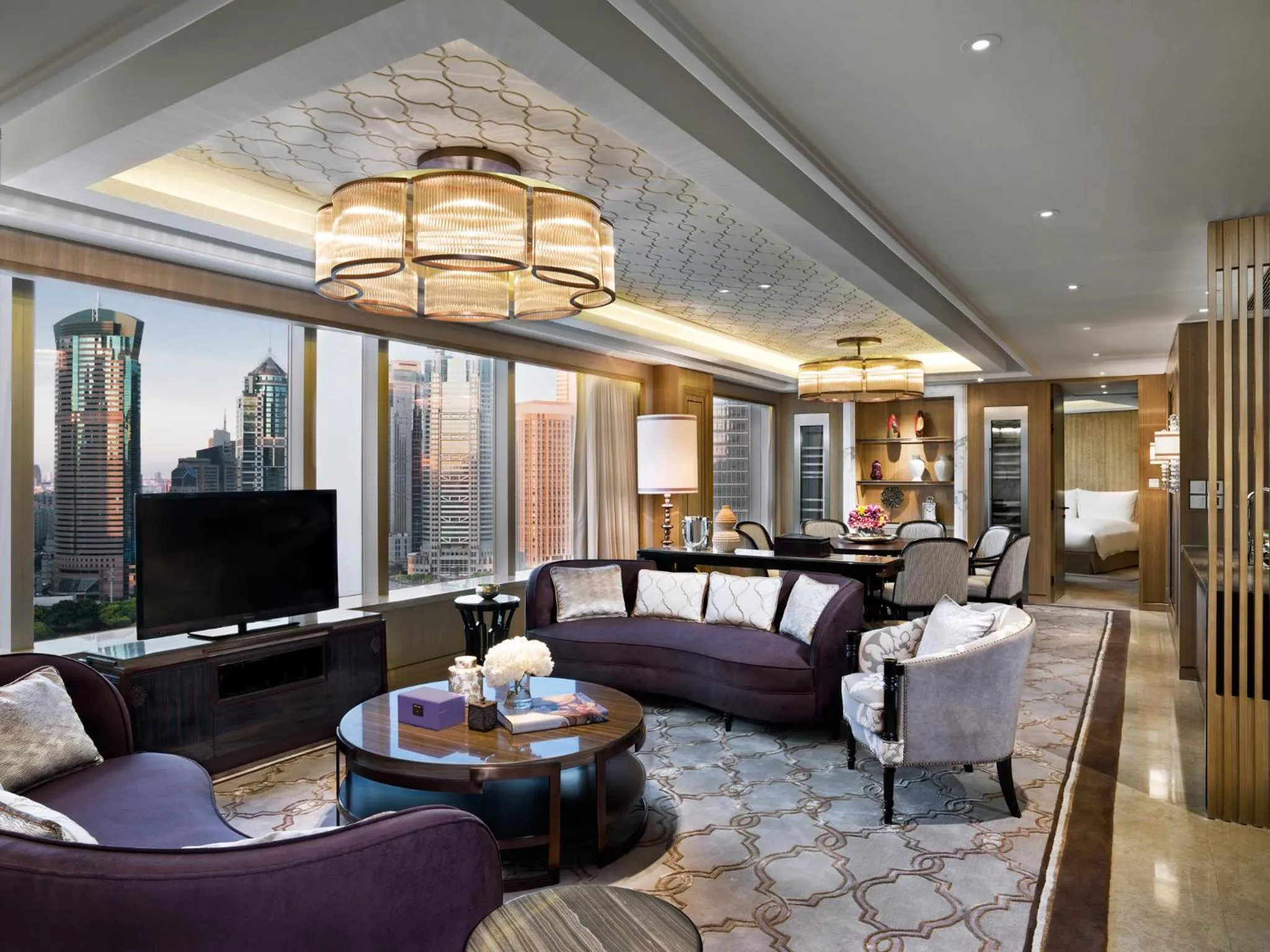 Living room in IFC Residence