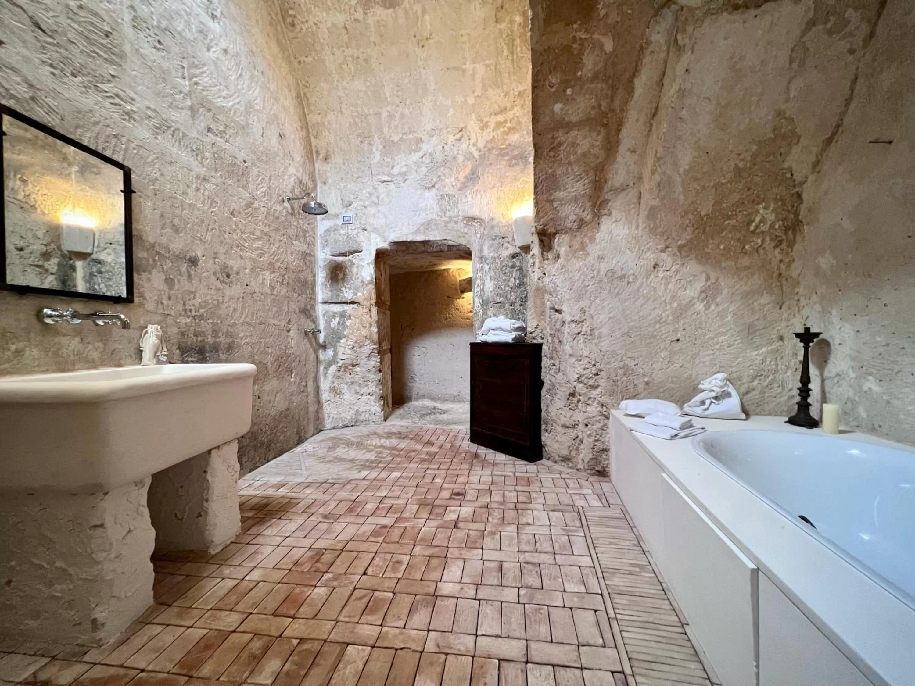 Bathroom in Sextantio Le Grotte Della Civita