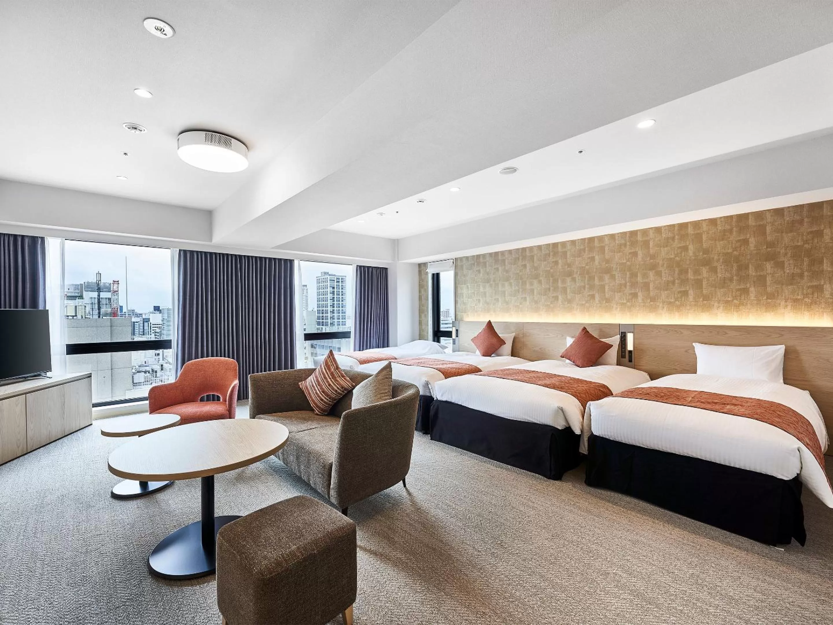 Bed in DEL style Osaka-Shinsaibashi by Daiwa Roynet Hotel