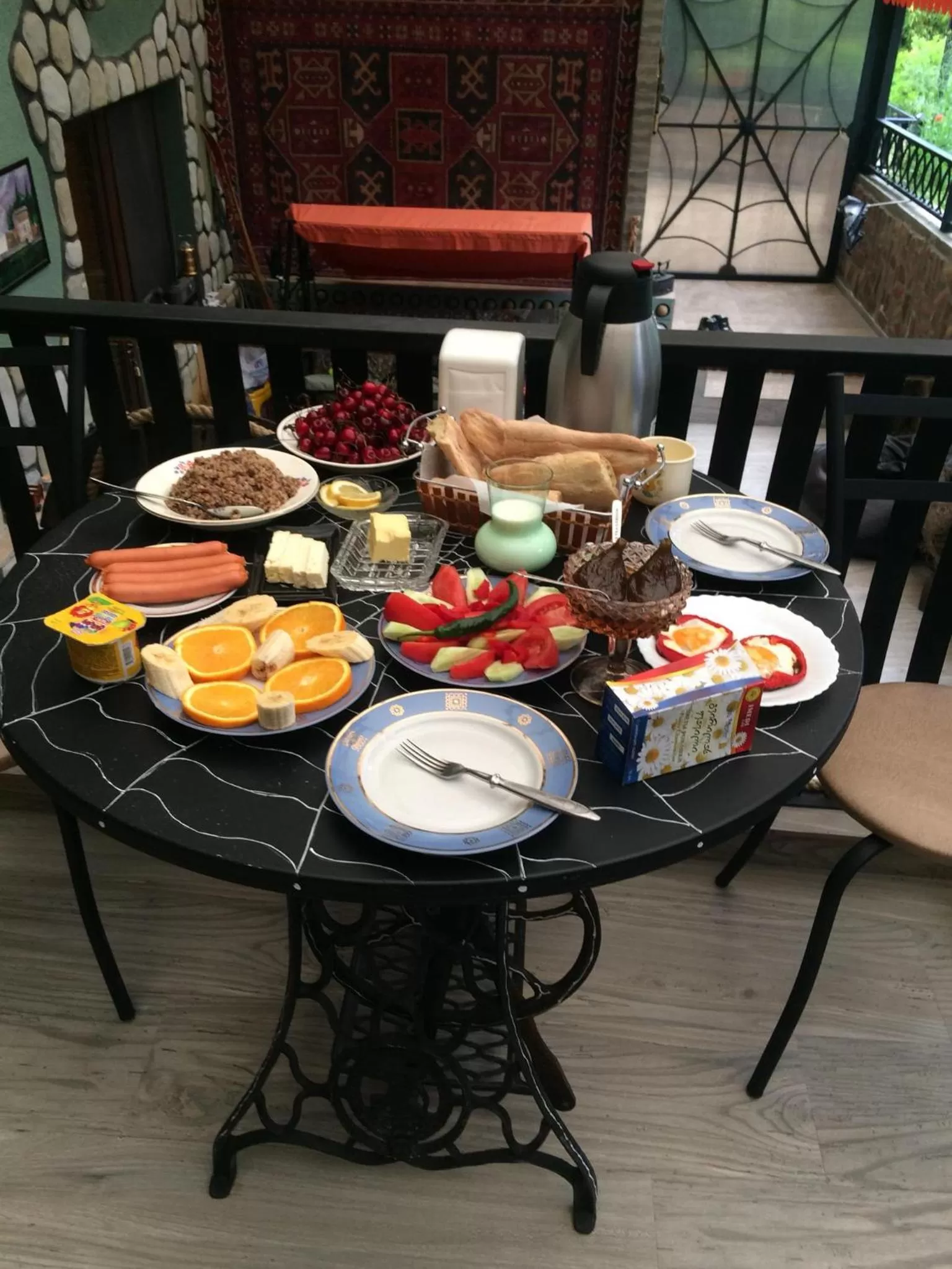 Food and drinks in Qilimcha's Guesthouse