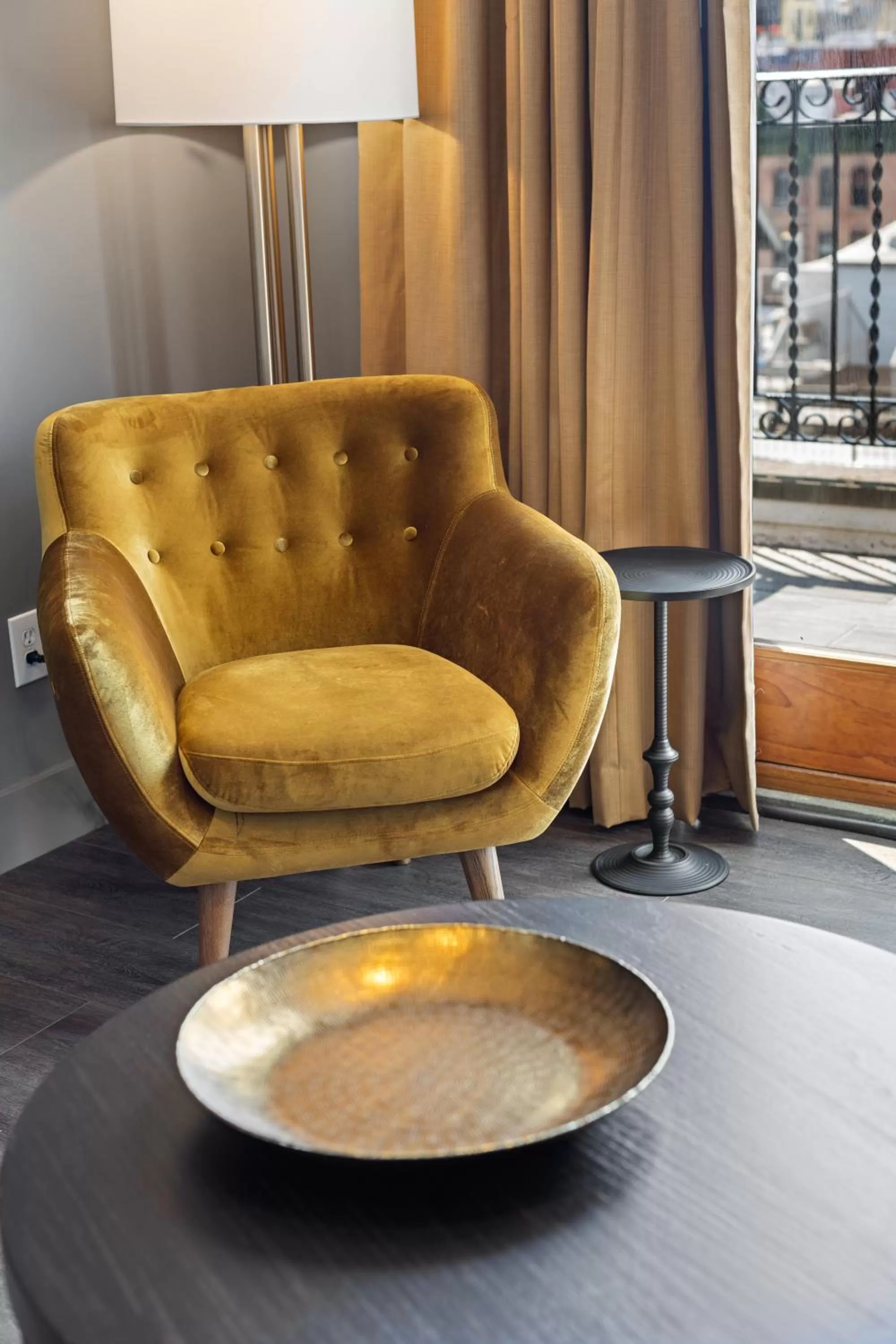 Seating area in The Historic Blue Moon Hotel - NYC