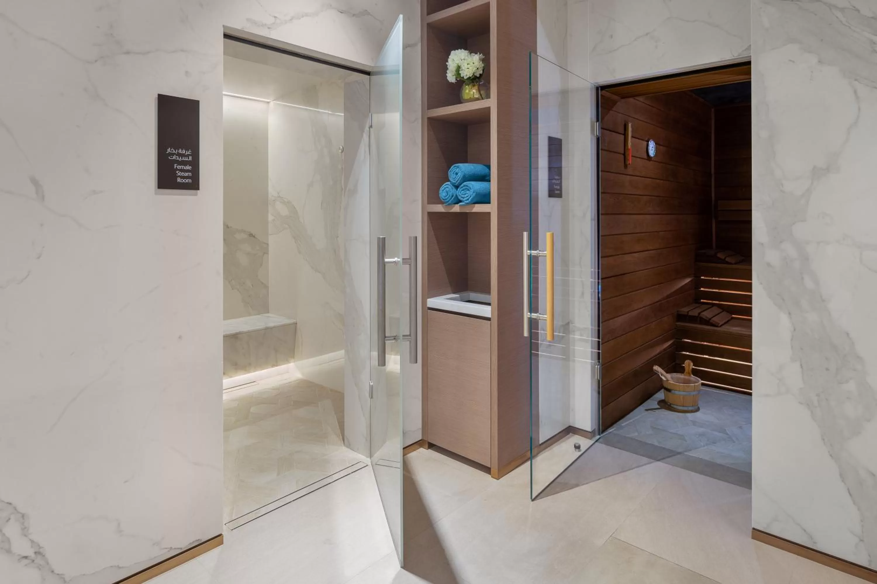 Sauna in Address Beach Resort