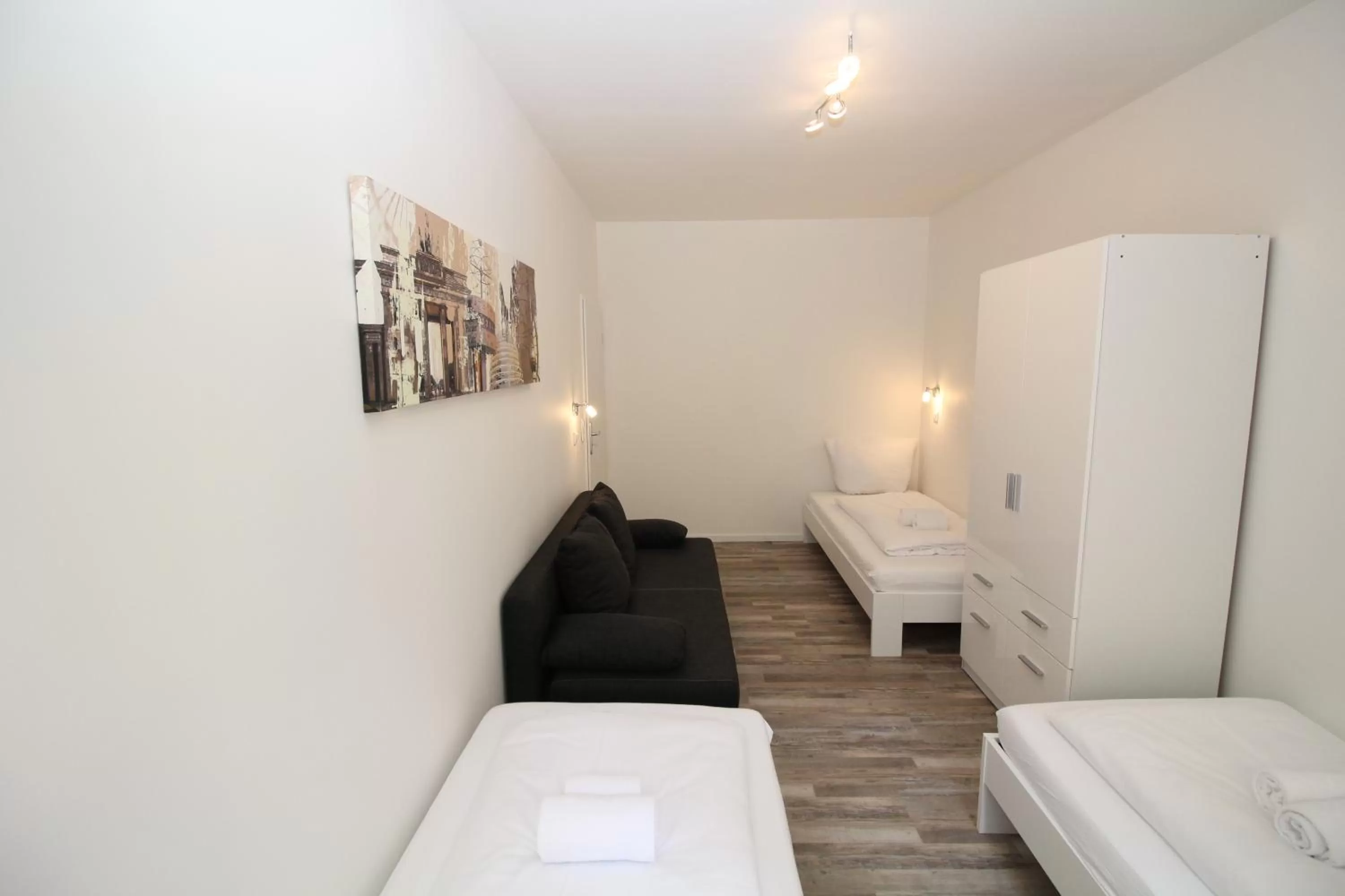 Bedroom, Bed in Apartments Tempelhof