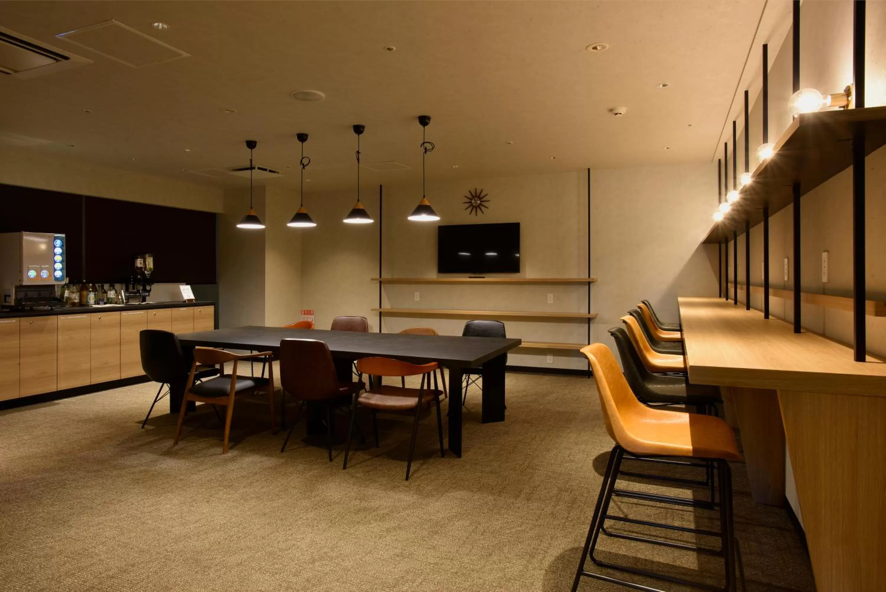 Communal lounge/ TV room in LC Goryokaku Hotel