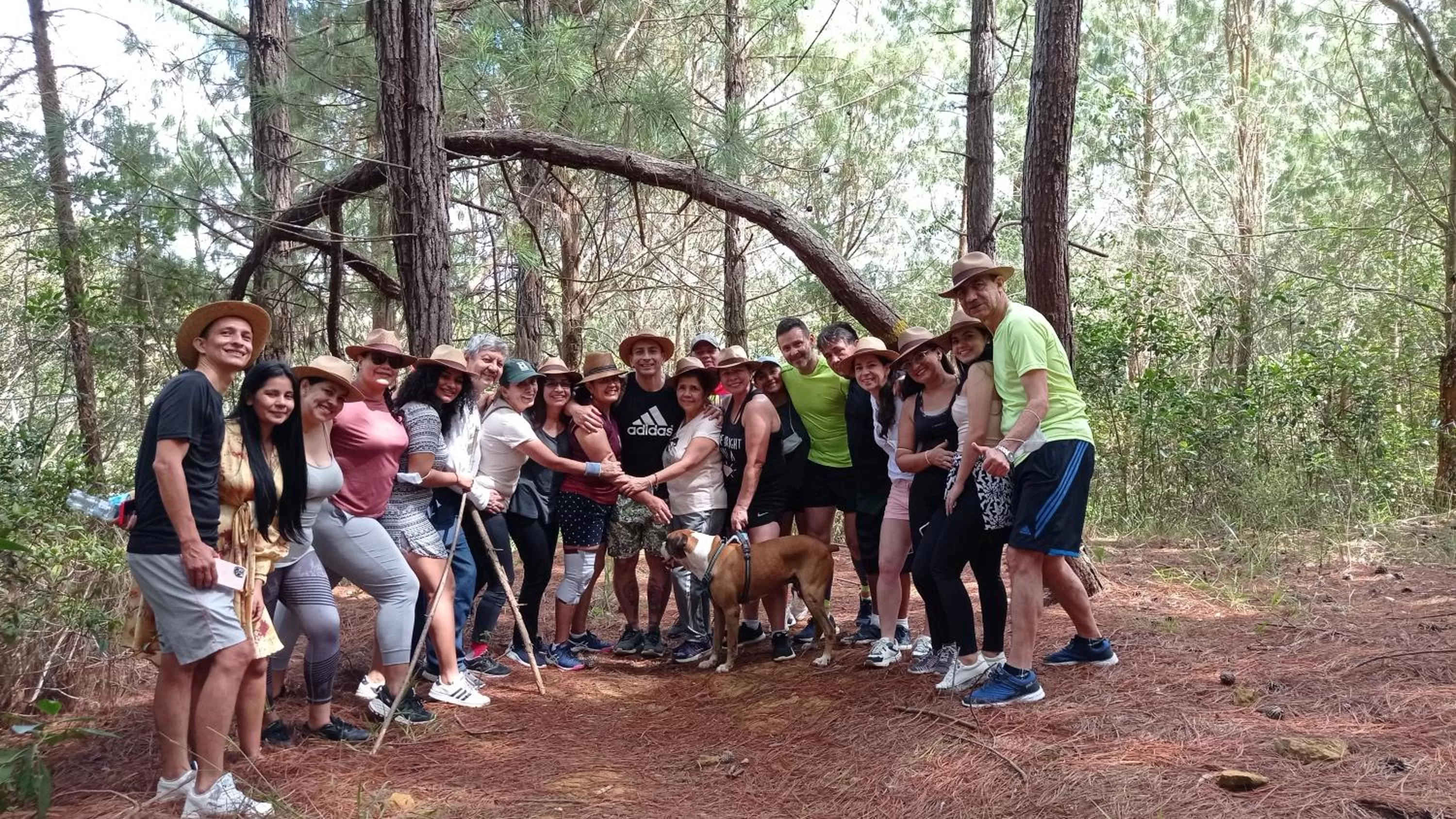 group of guests in Hotel Buenosaires Barichara