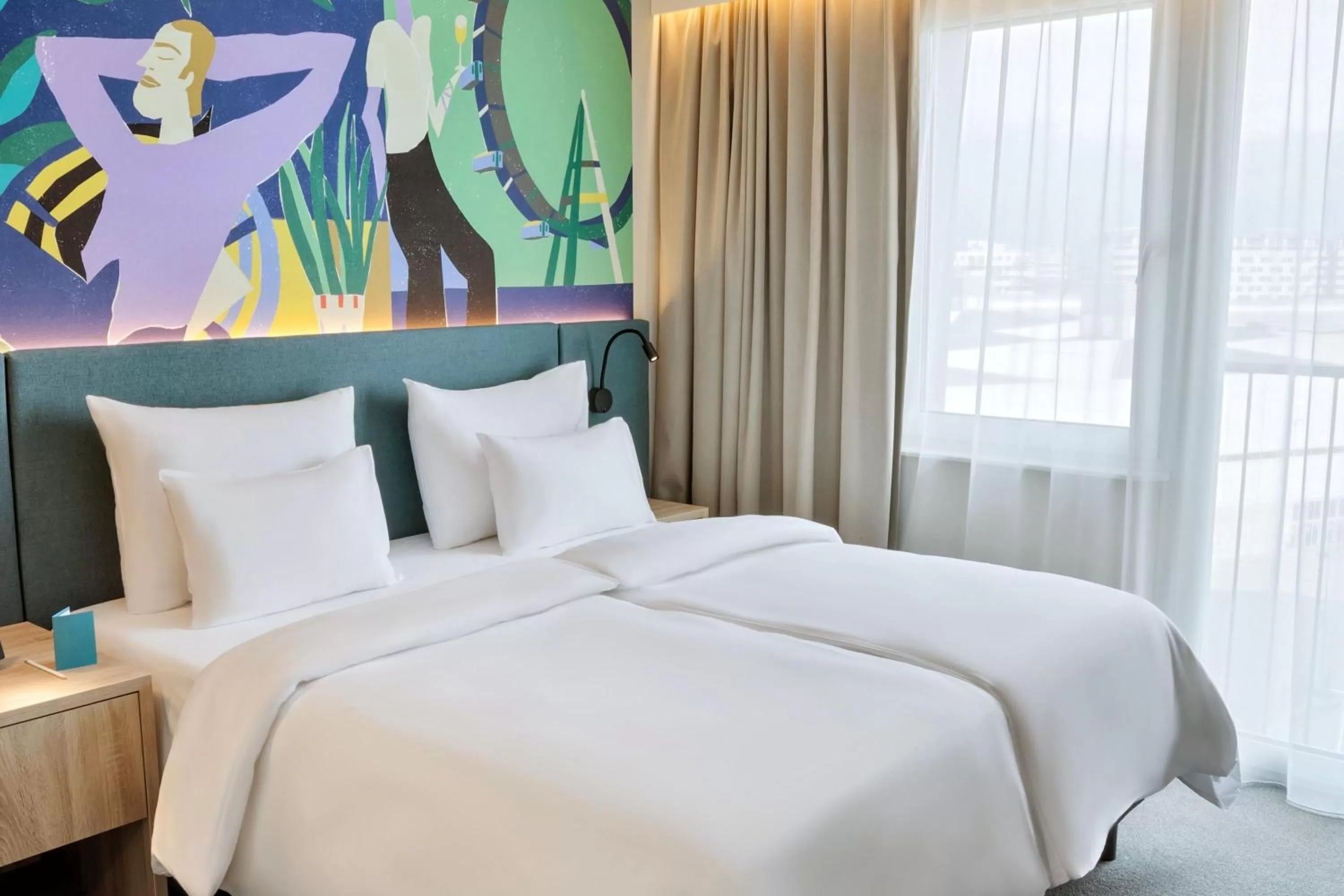 Bed in BASSENA Wien Messe Prater