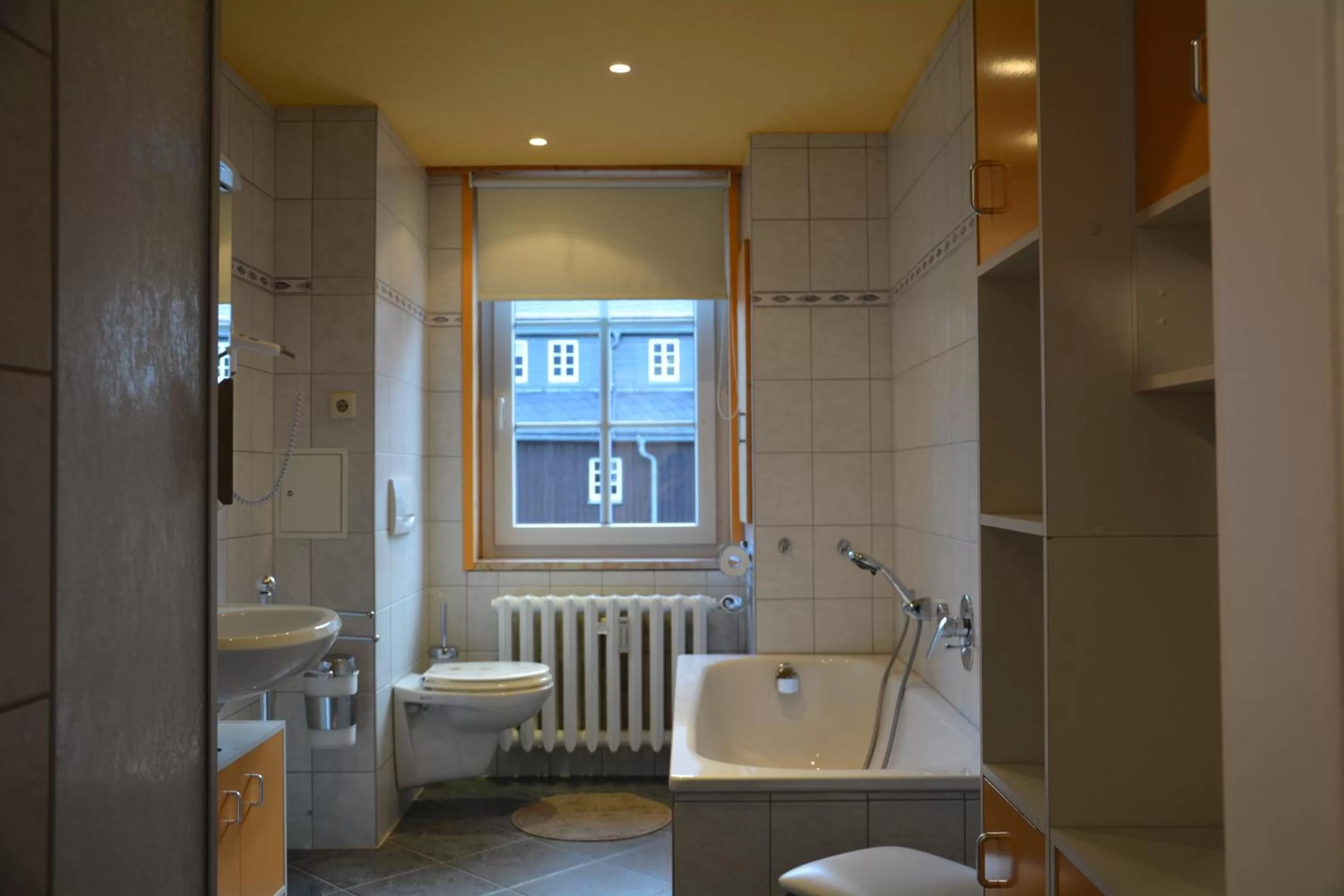 Bathroom in Waldgasthof Bad Einsiedel