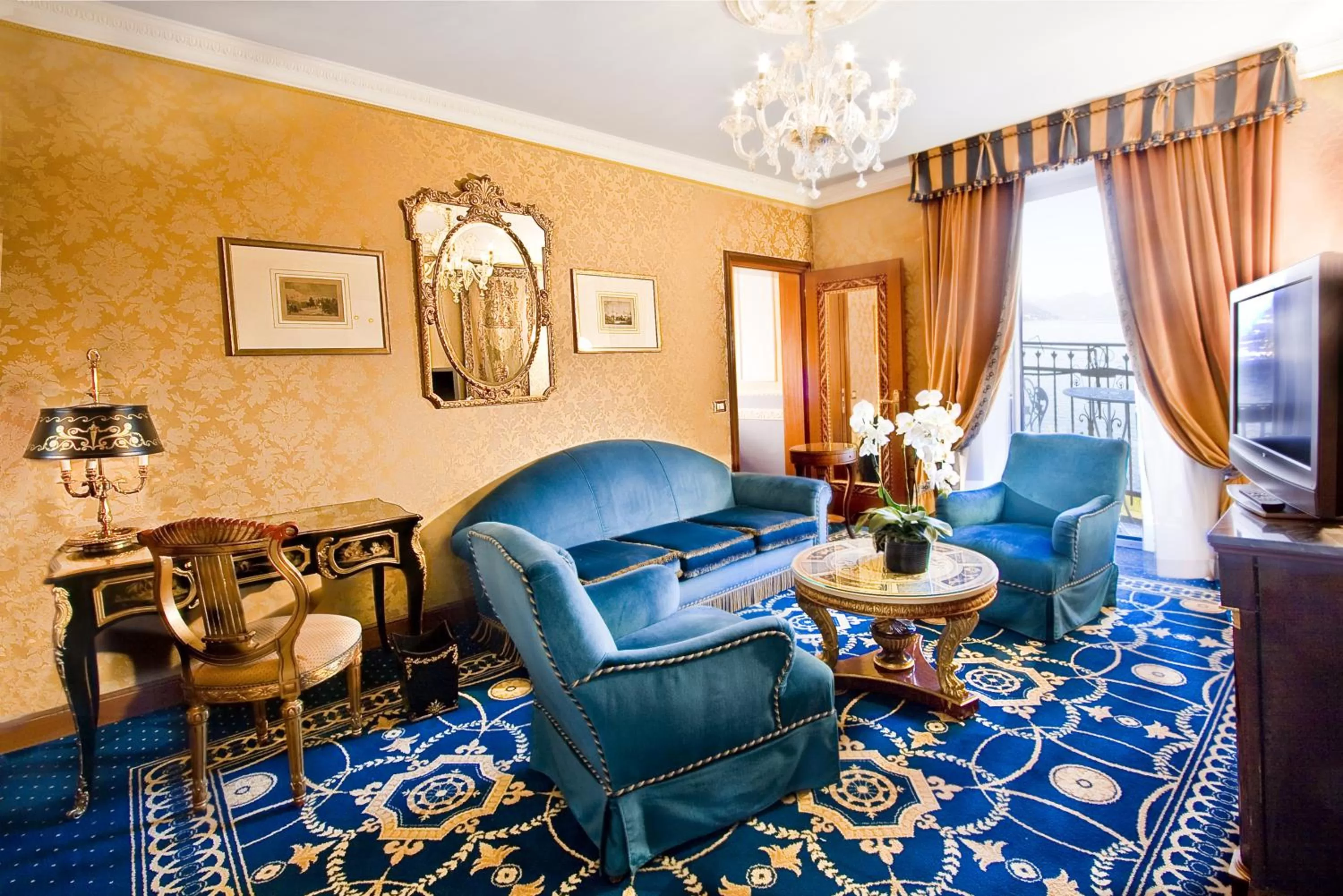 Seating area in Grand Hotel des Iles Borromées & SPA