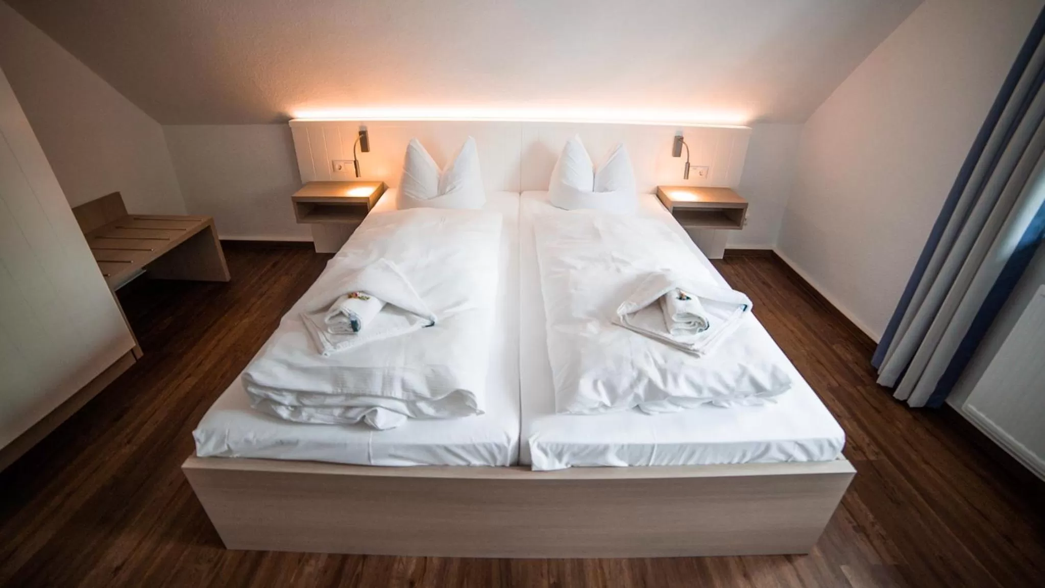 Bed in Gasthaus Zur Fähre