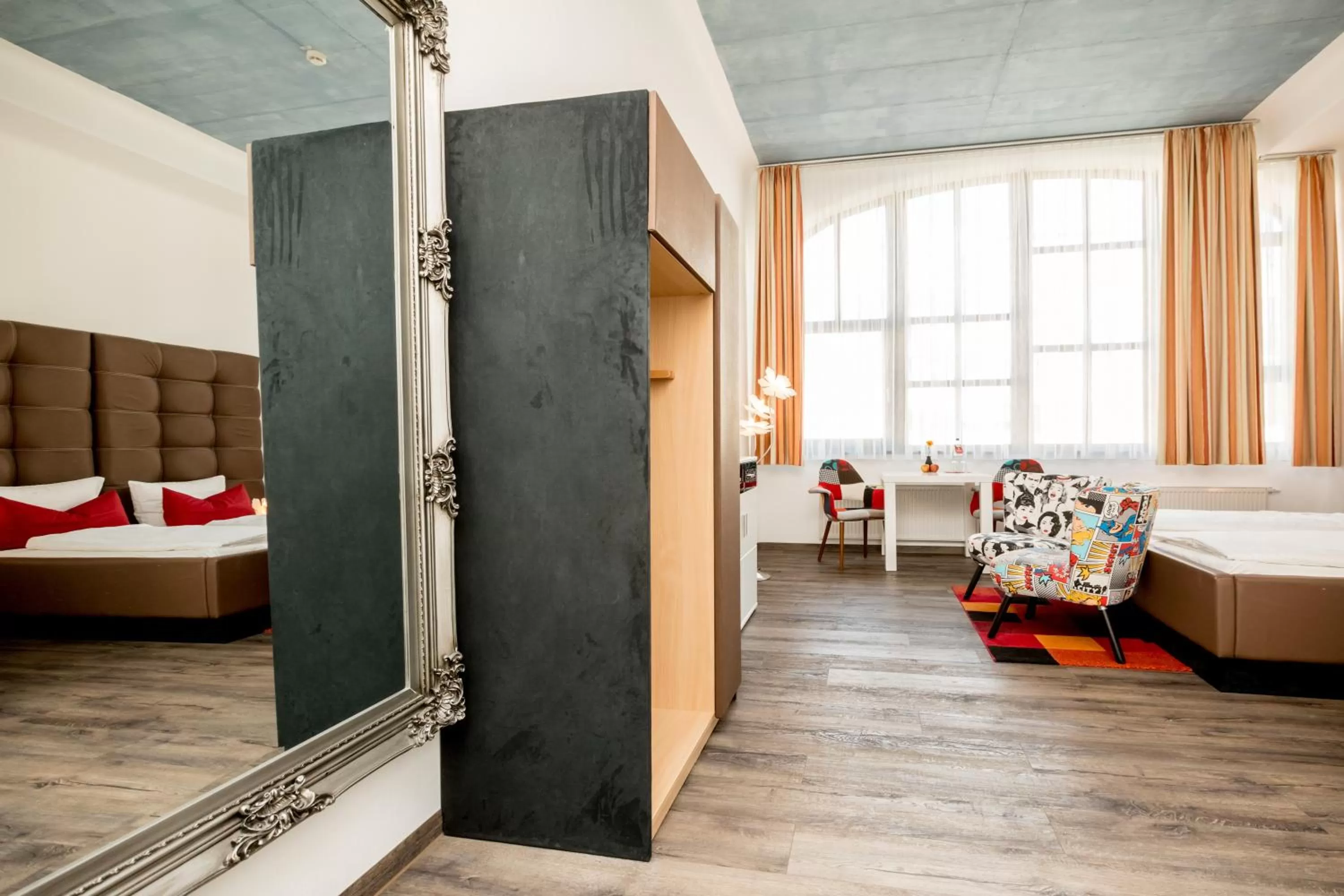 Bed in artHOTEL Magdeburg