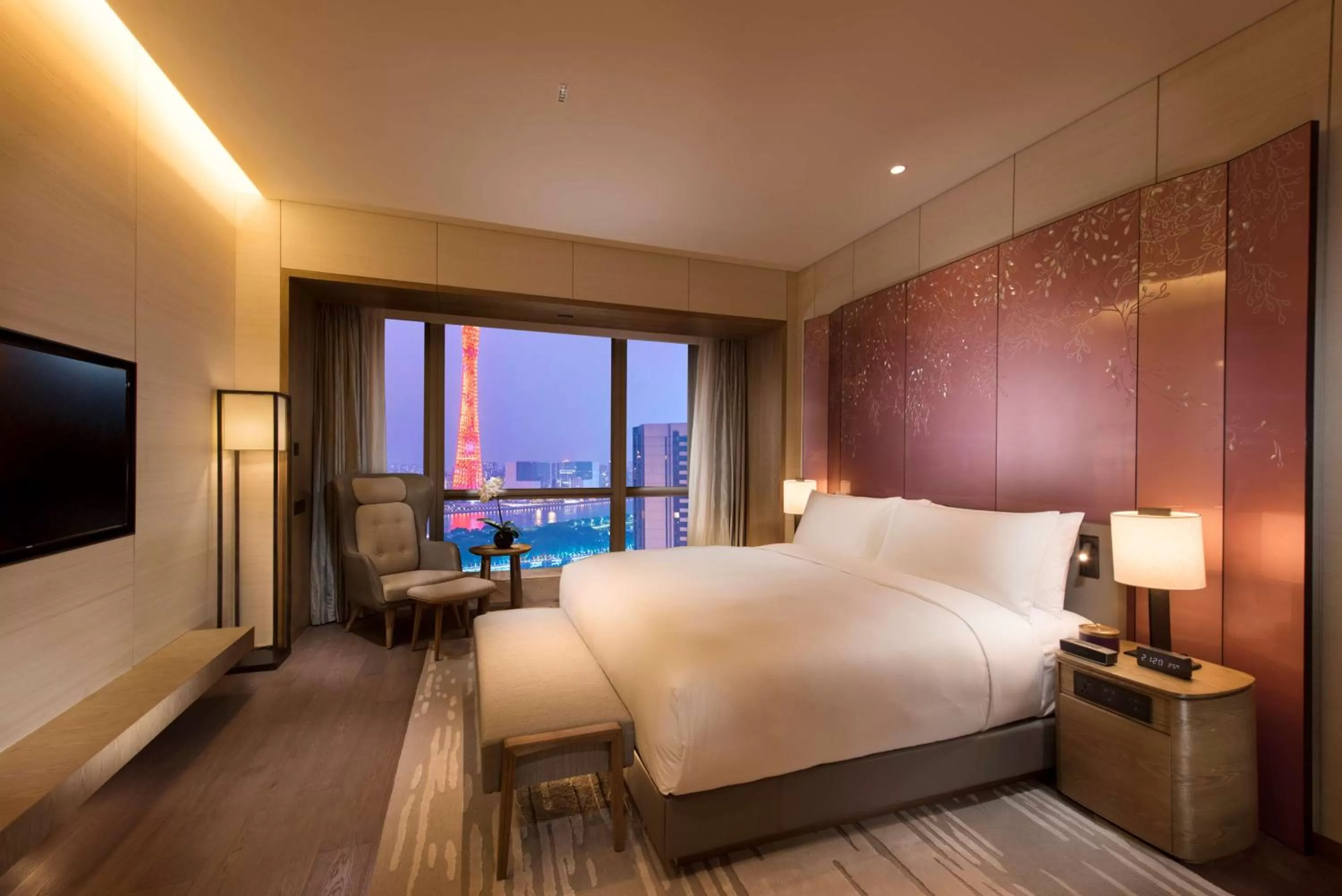 Bed in Conrad Guangzhou