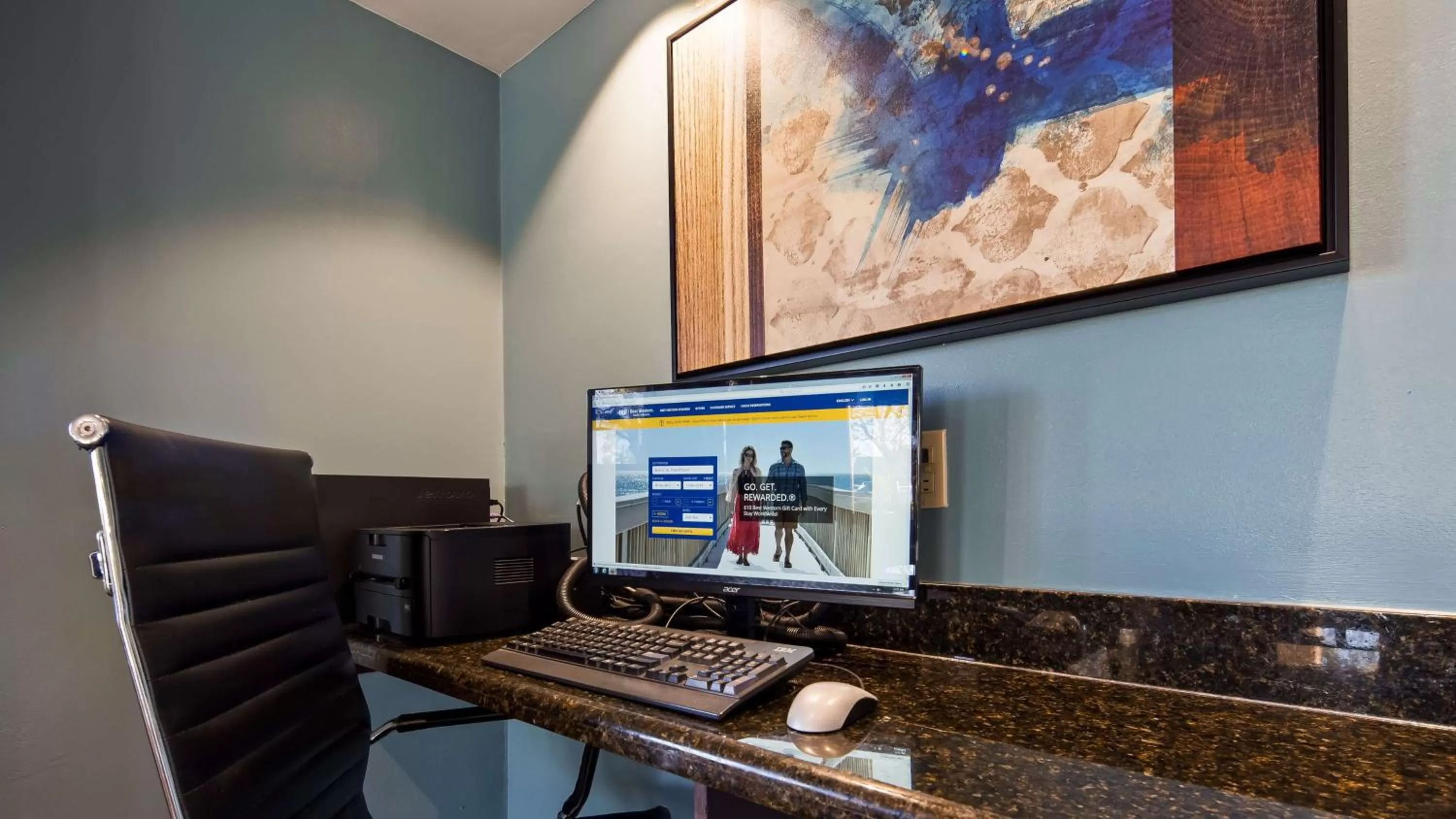 On site in Best Western Eunice