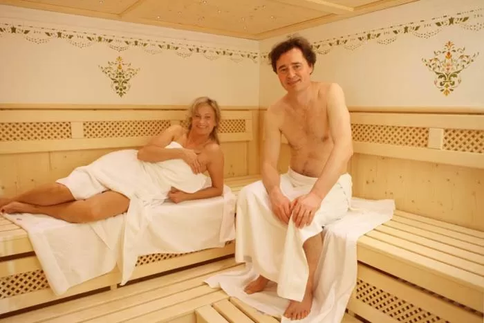 Spa and wellness centre/facilities in Wellness Privathotel Post an der Therme