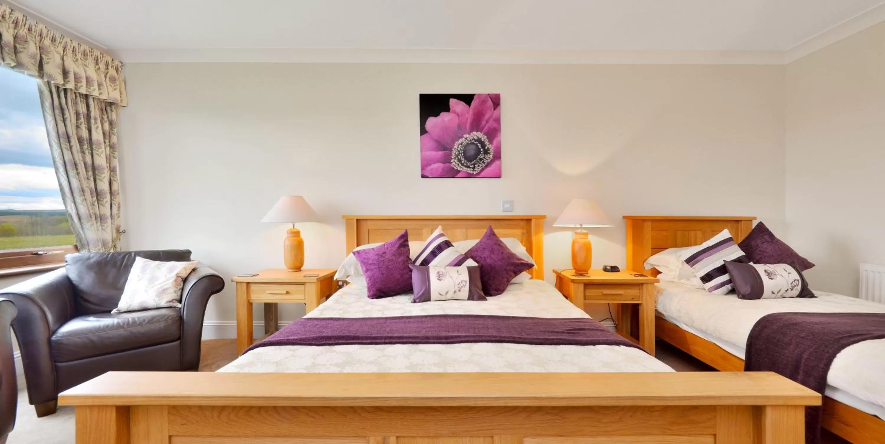 Bed in Peggyslea Farm B&B