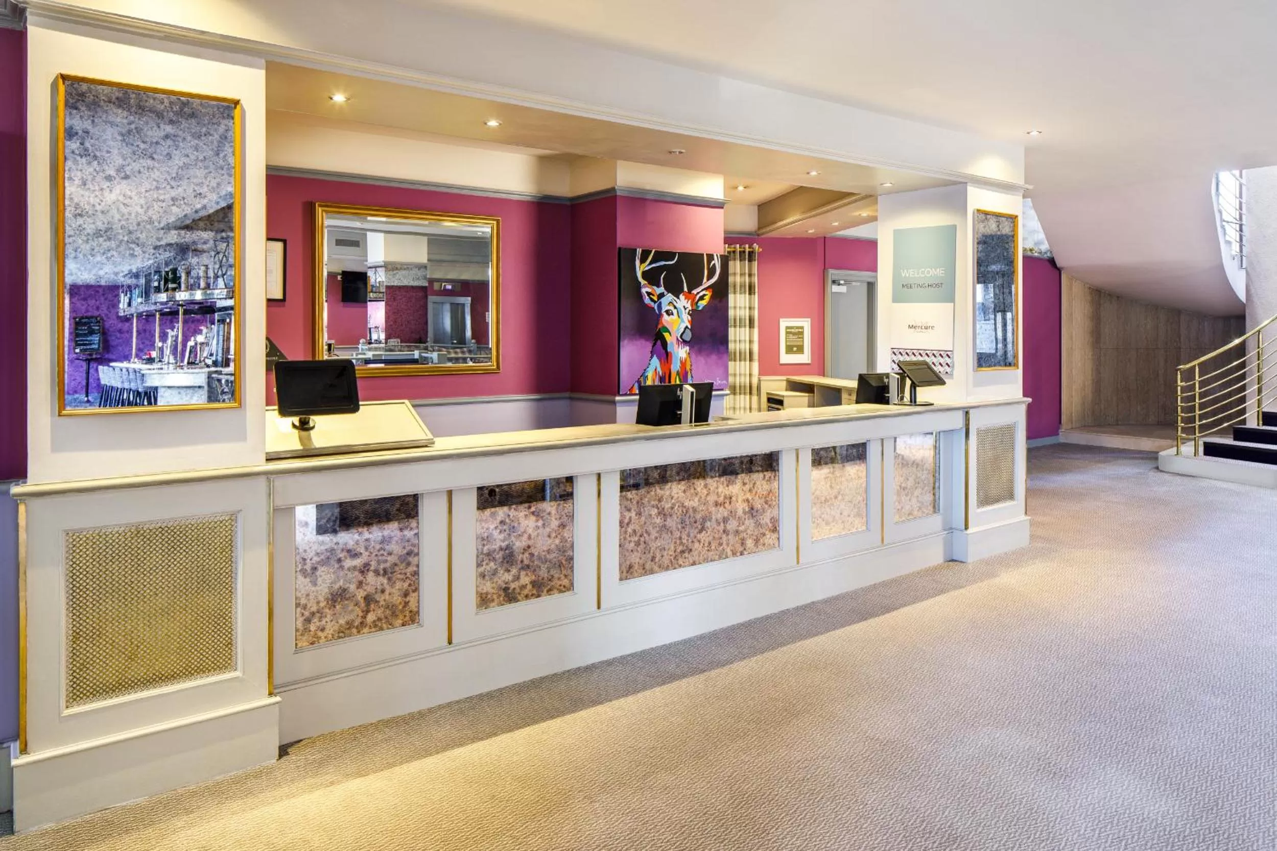 Lobby or reception in Mercure Ayr Hotel