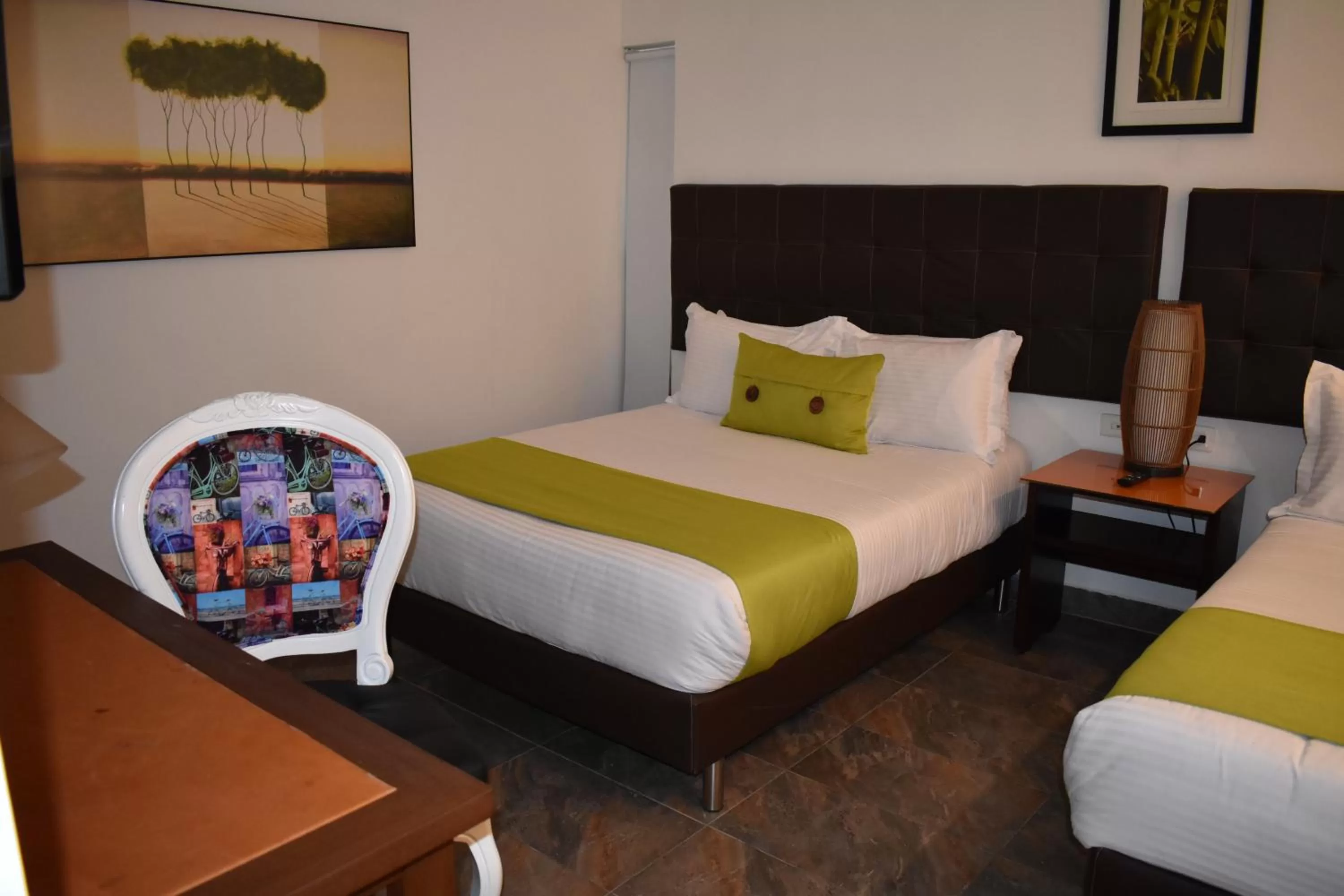 Bed in Hotel Bambu Inn