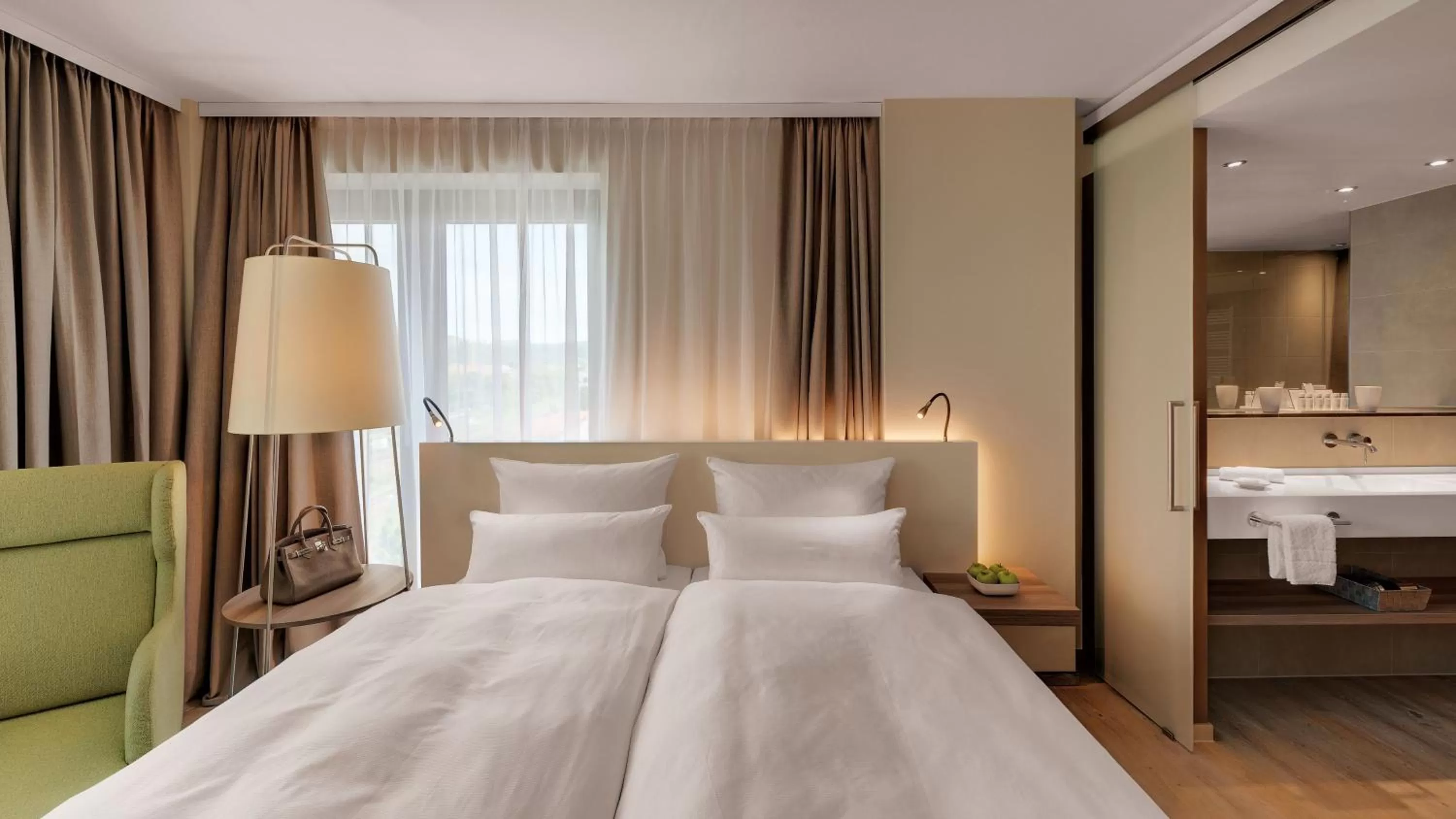 Photo of the whole room, Bed in Hotel Stadt Lörrach