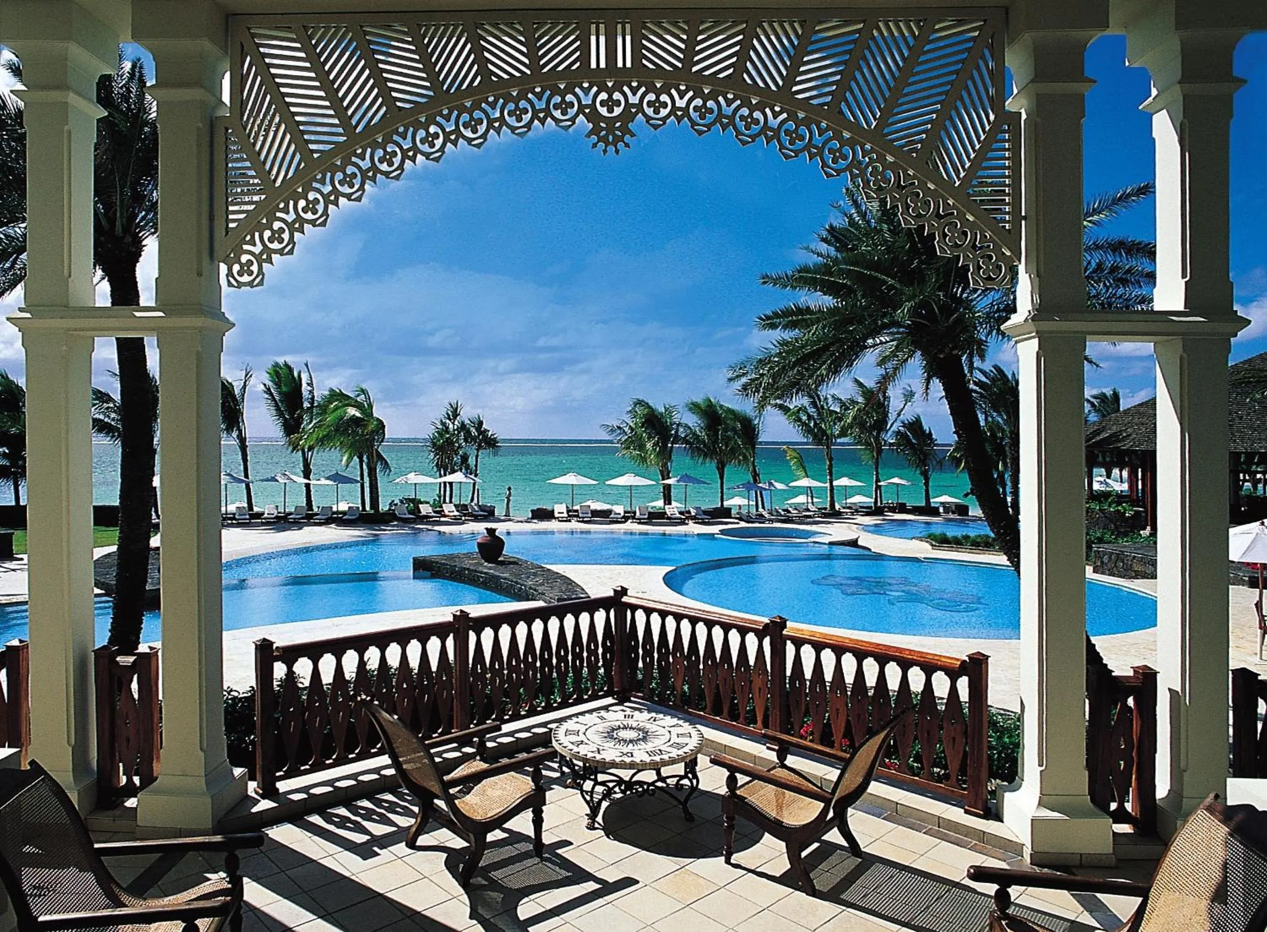 Swimming pool in The Residence Mauritius