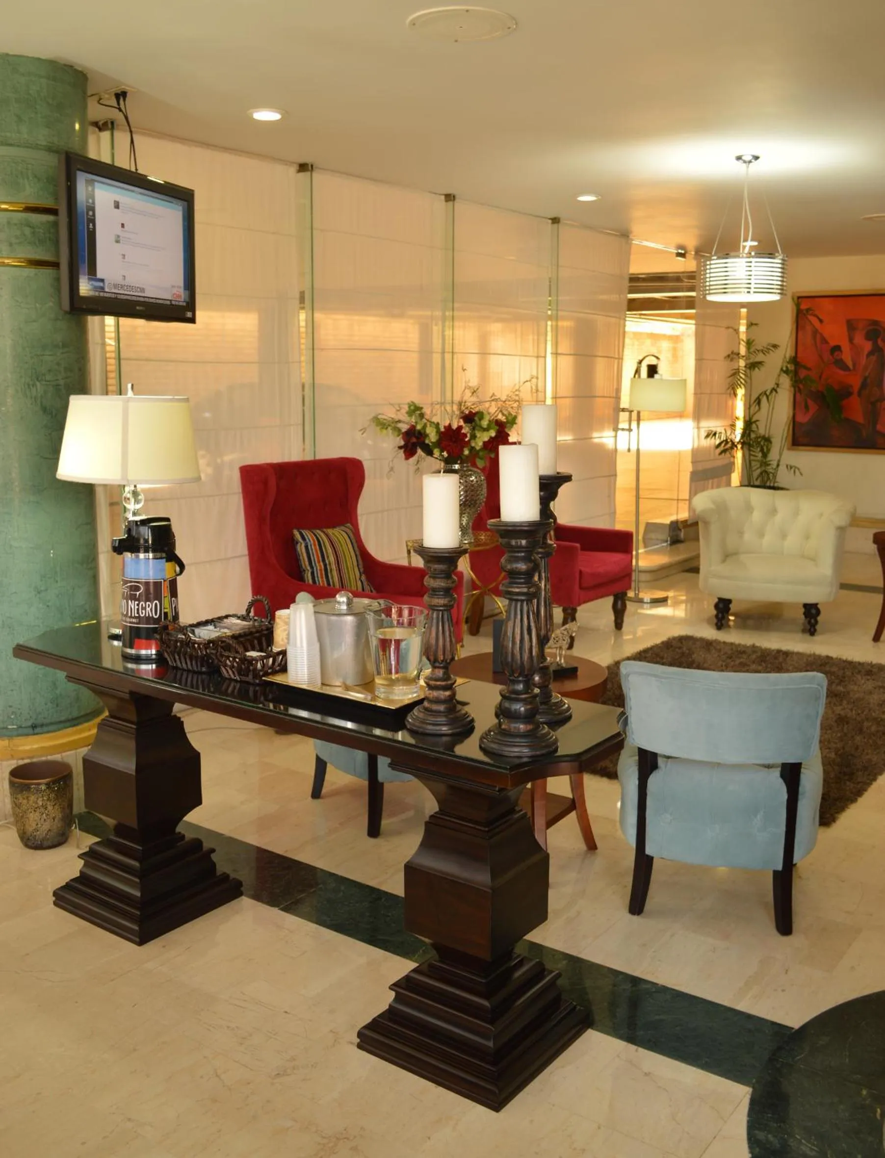 Lobby or reception in Hotel San Luis Lindavista