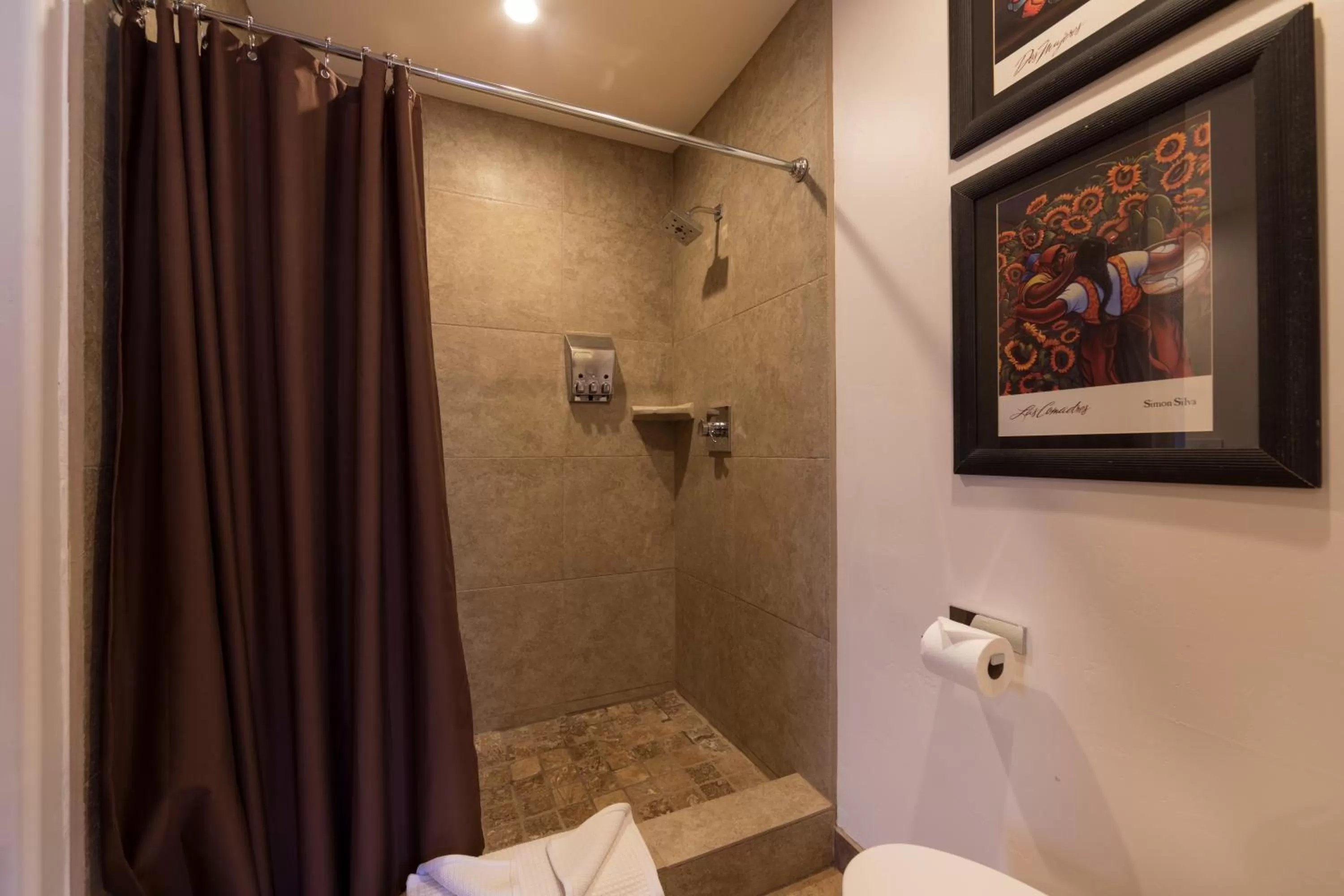 Shower in A Sunset Chateau