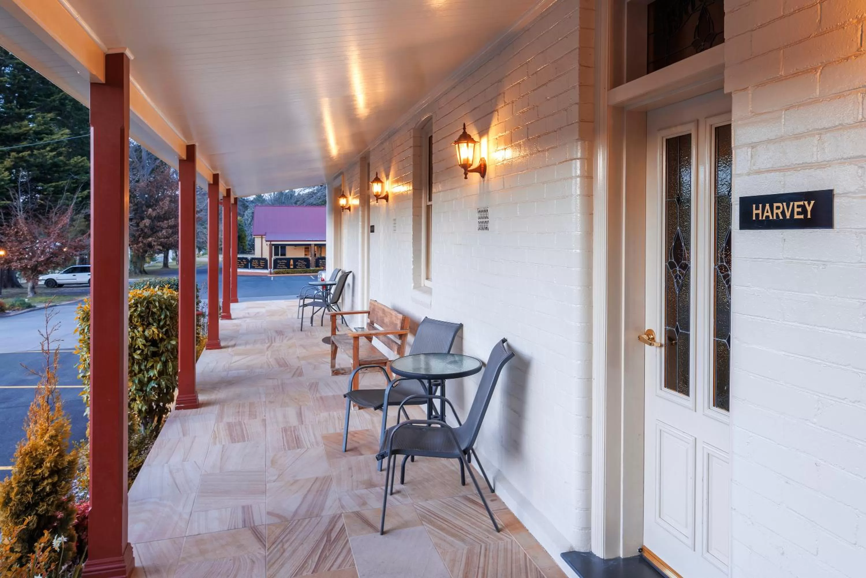 Patio in Black Gold Motel