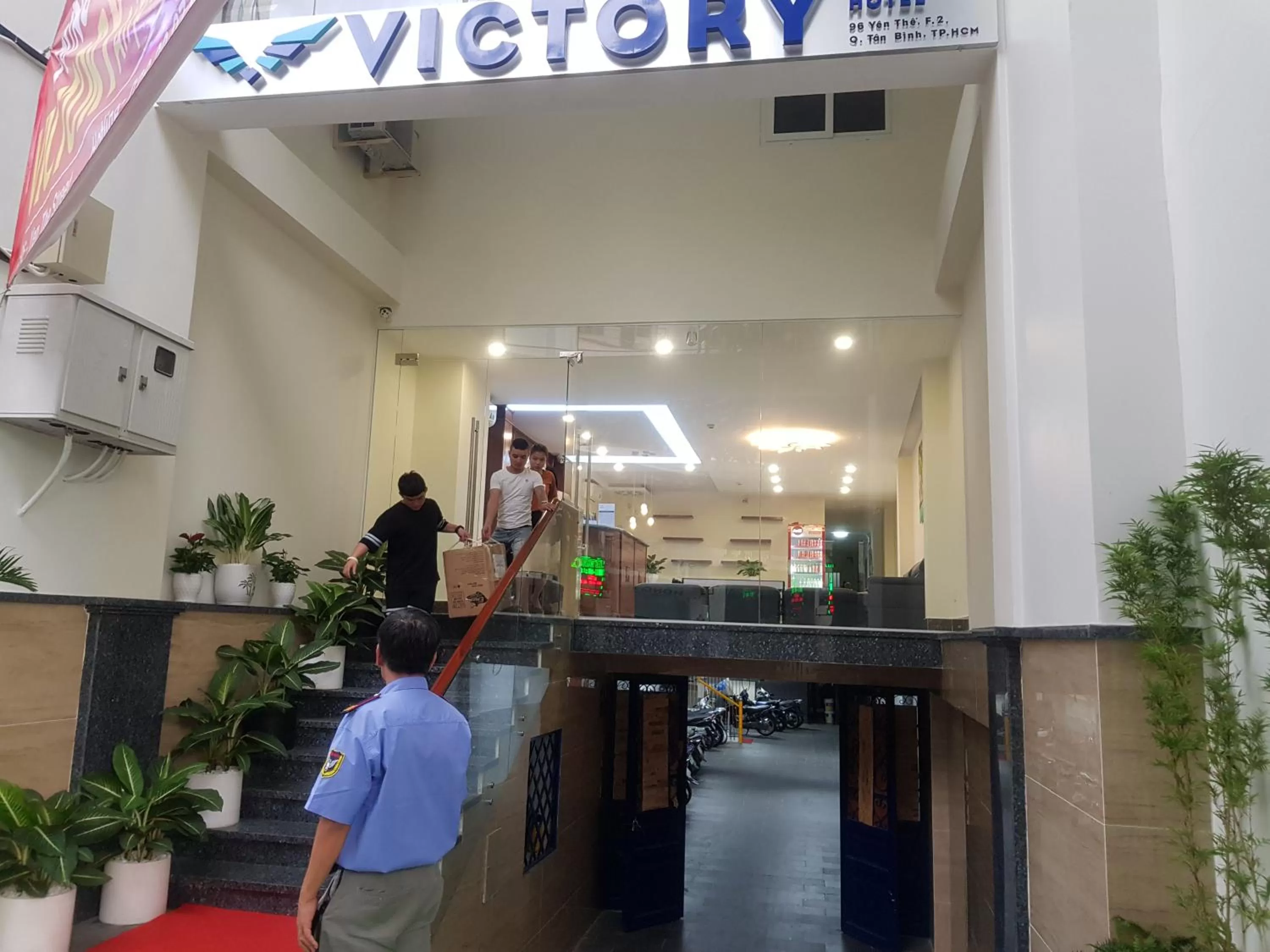 Facade/entrance in Victory Airport Hotel