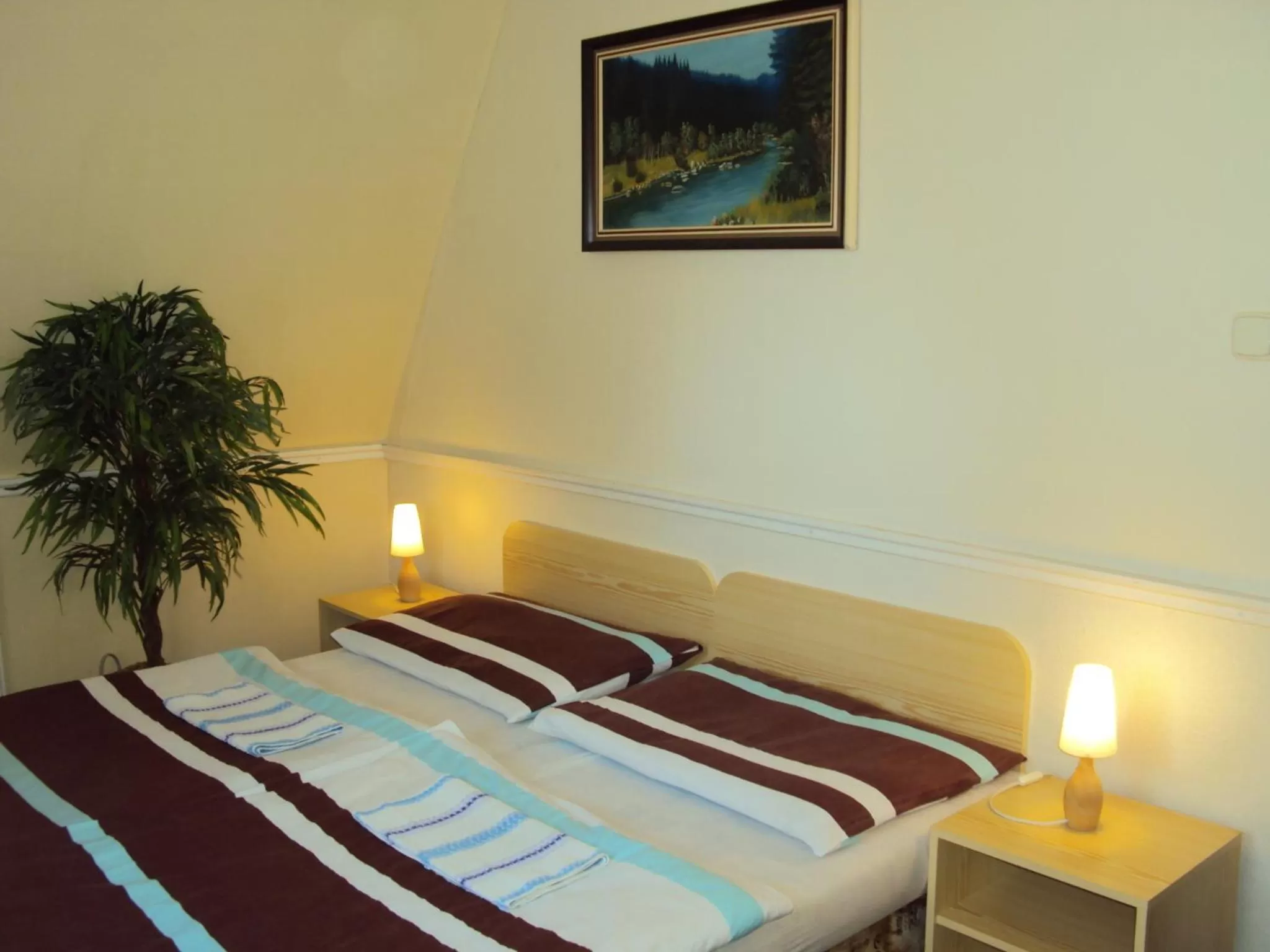 Bed in Pension Velický Zámoček