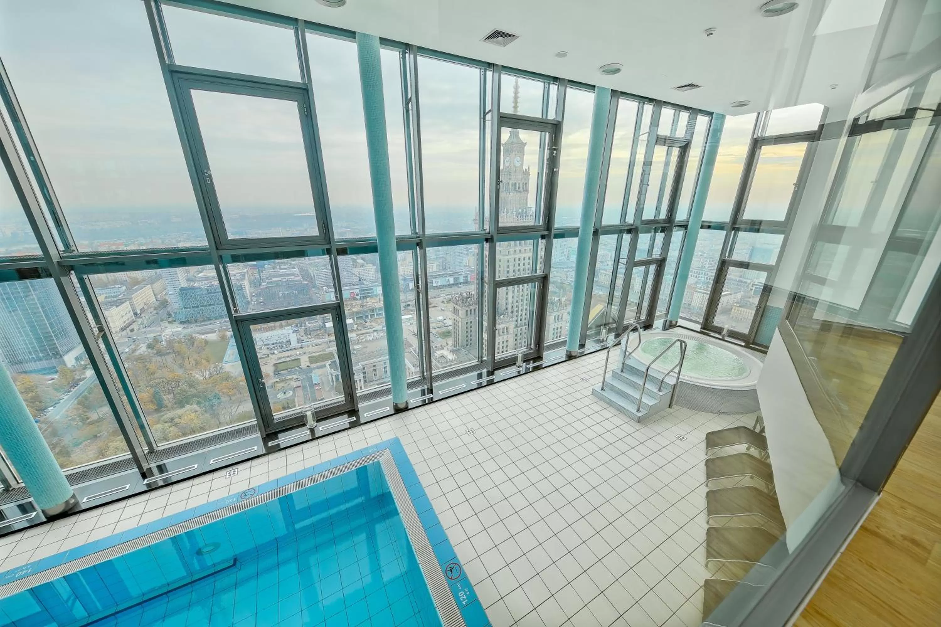 Swimming pool in InterContinental Warszawa by IHG