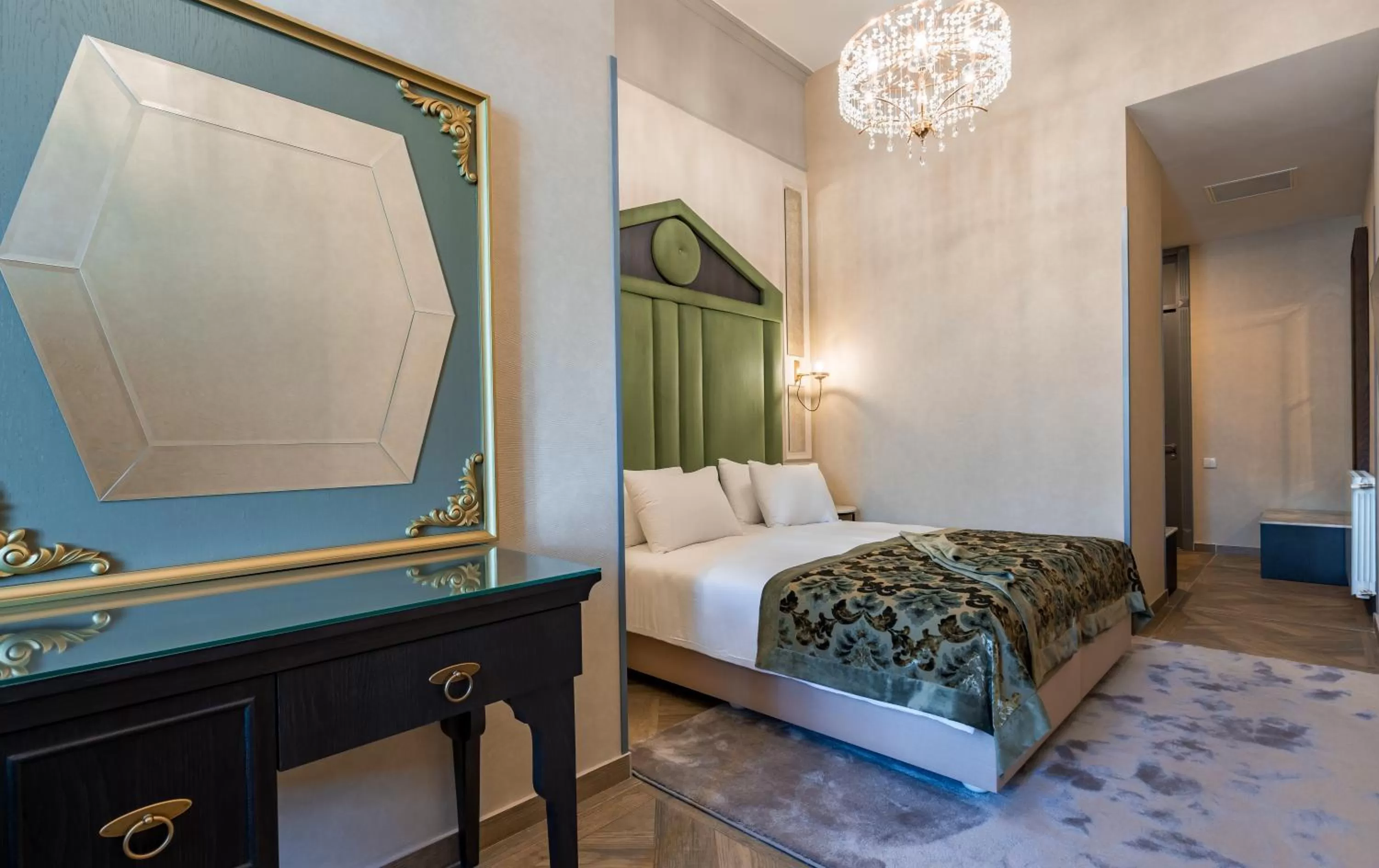 Bed in Orbeliani Residence Hotel