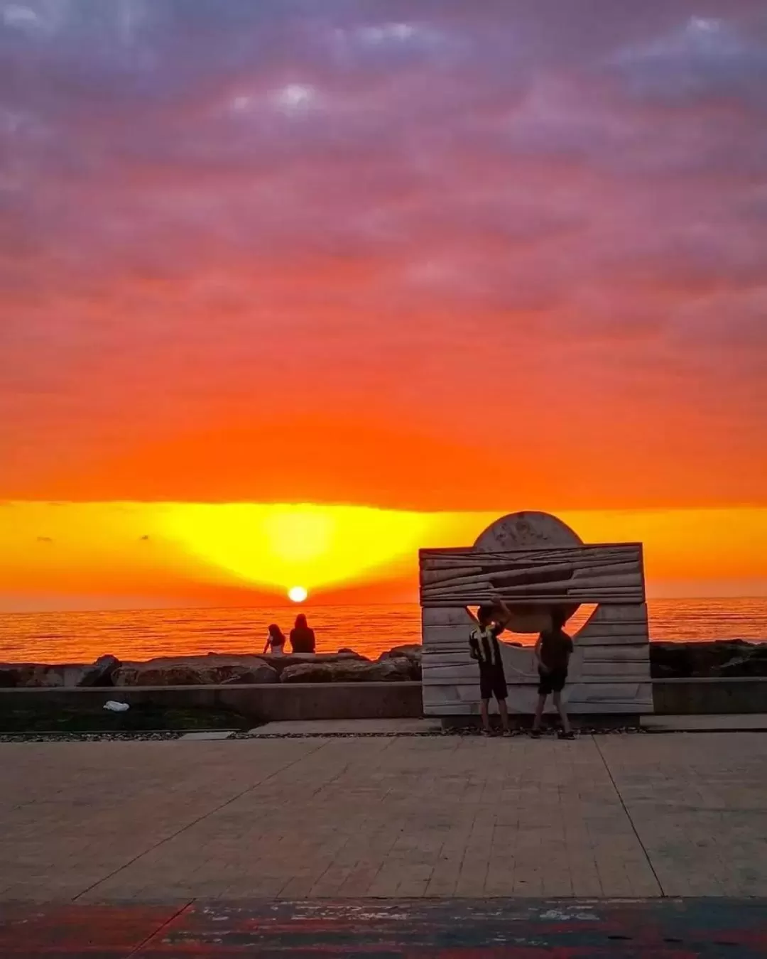 Day, Sunrise/Sunset in Luxury Sea View Aparthotel In Orbi City Batumi