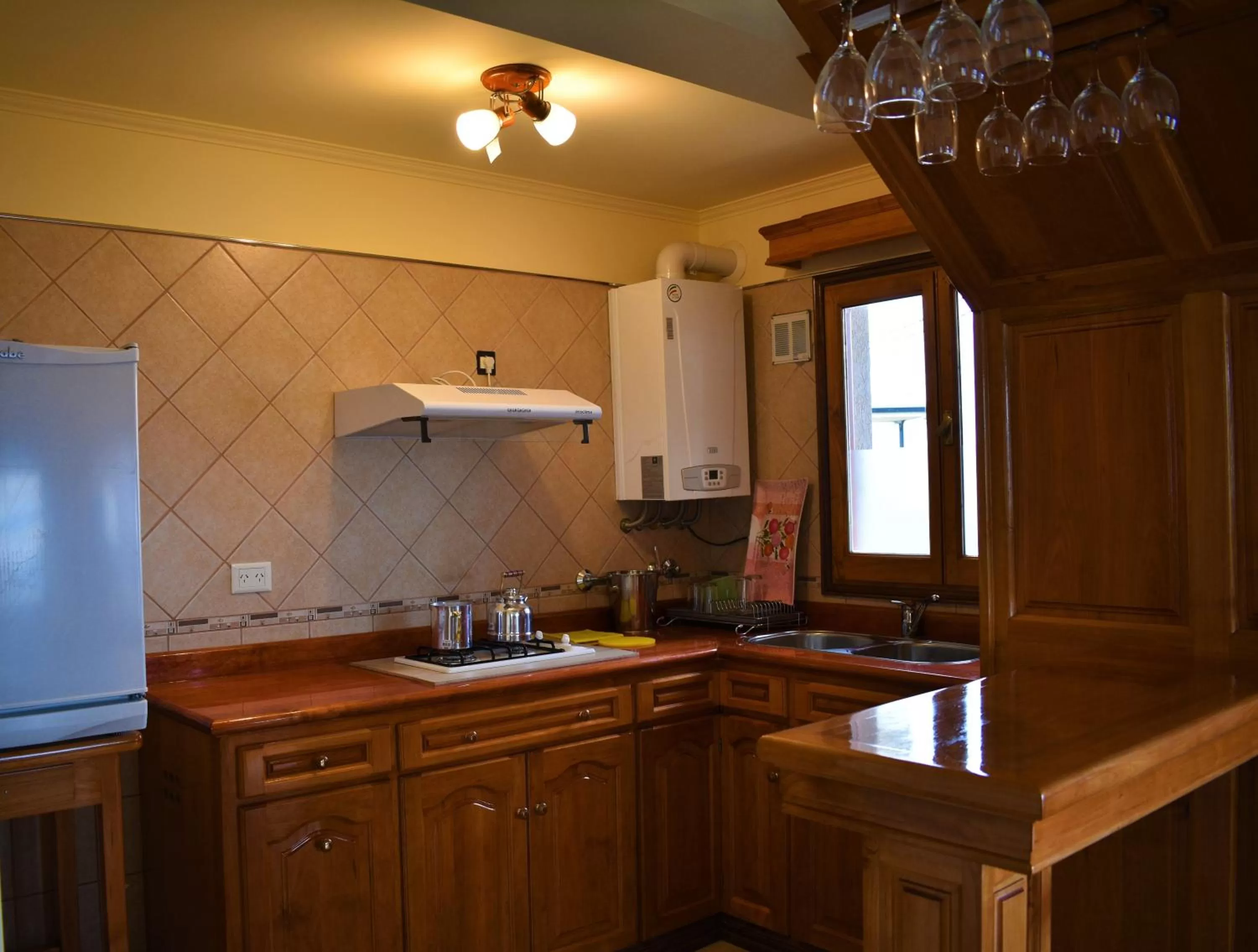 Coffee/tea facilities, Kitchen/Kitchenette in Balcones del Beagle Apart