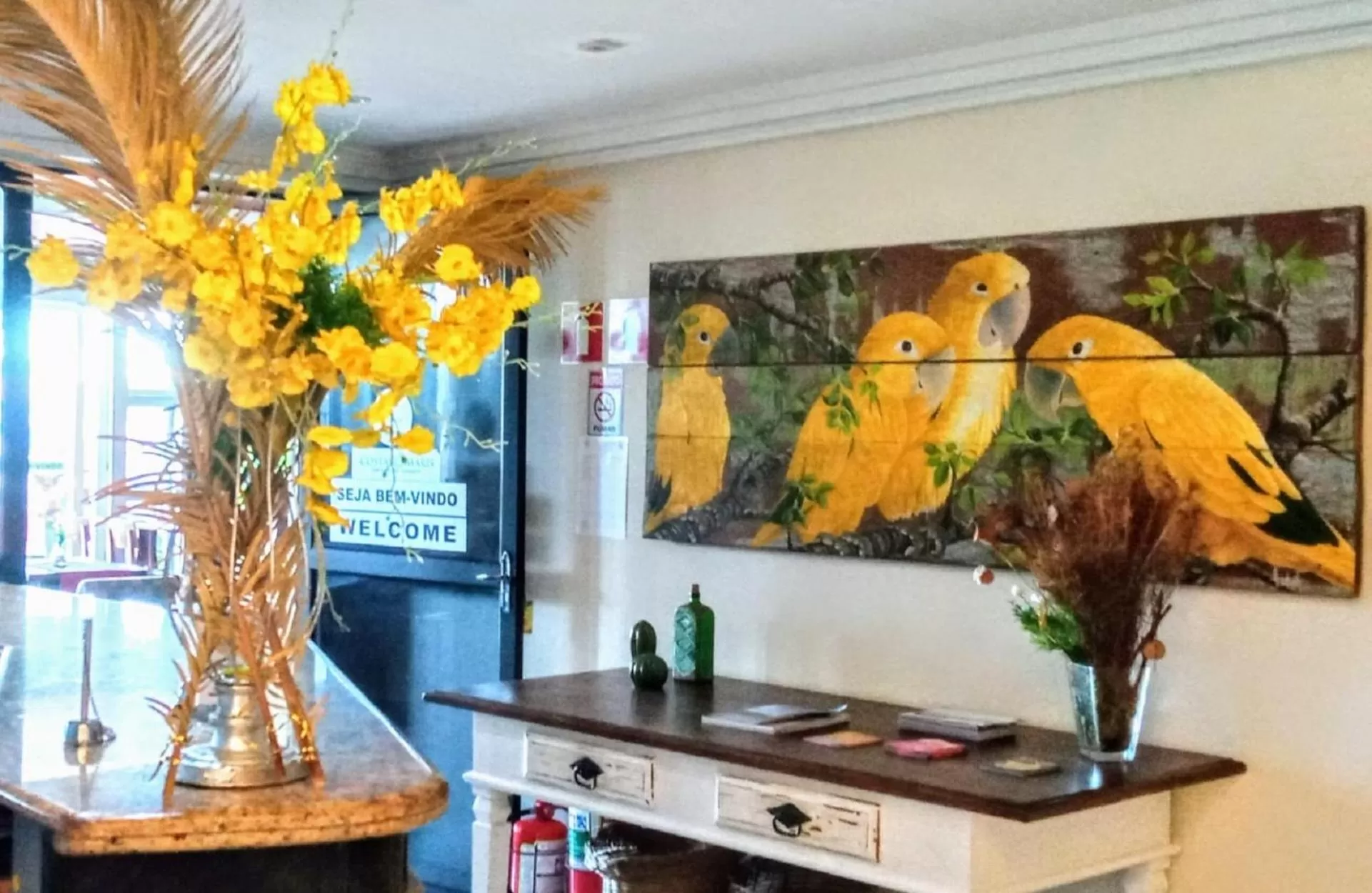 Lobby or reception, Kitchen/Kitchenette in Costa Maris Beach Hotel Frente Mar