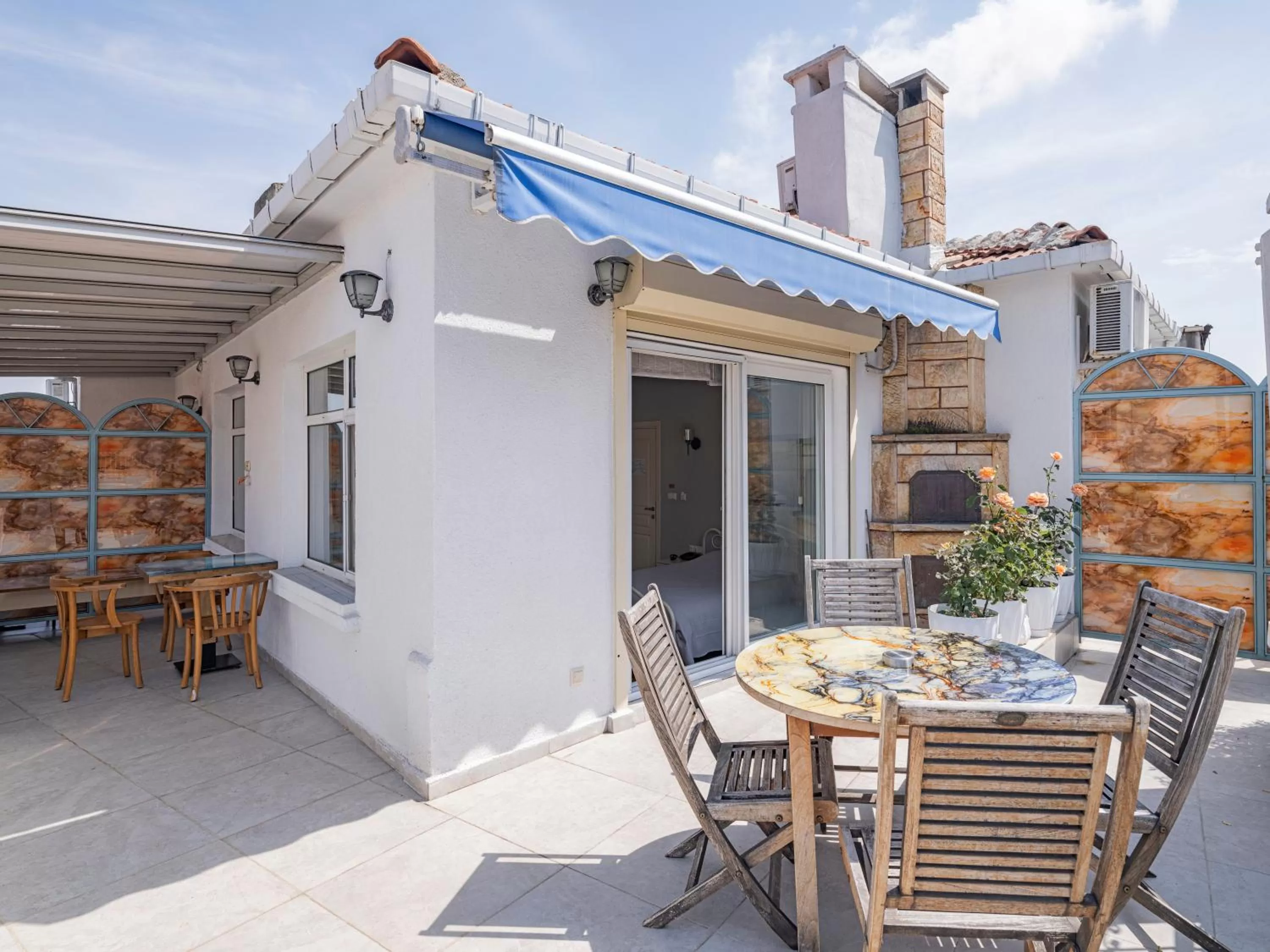 Patio in Ragip Pasha Apartments