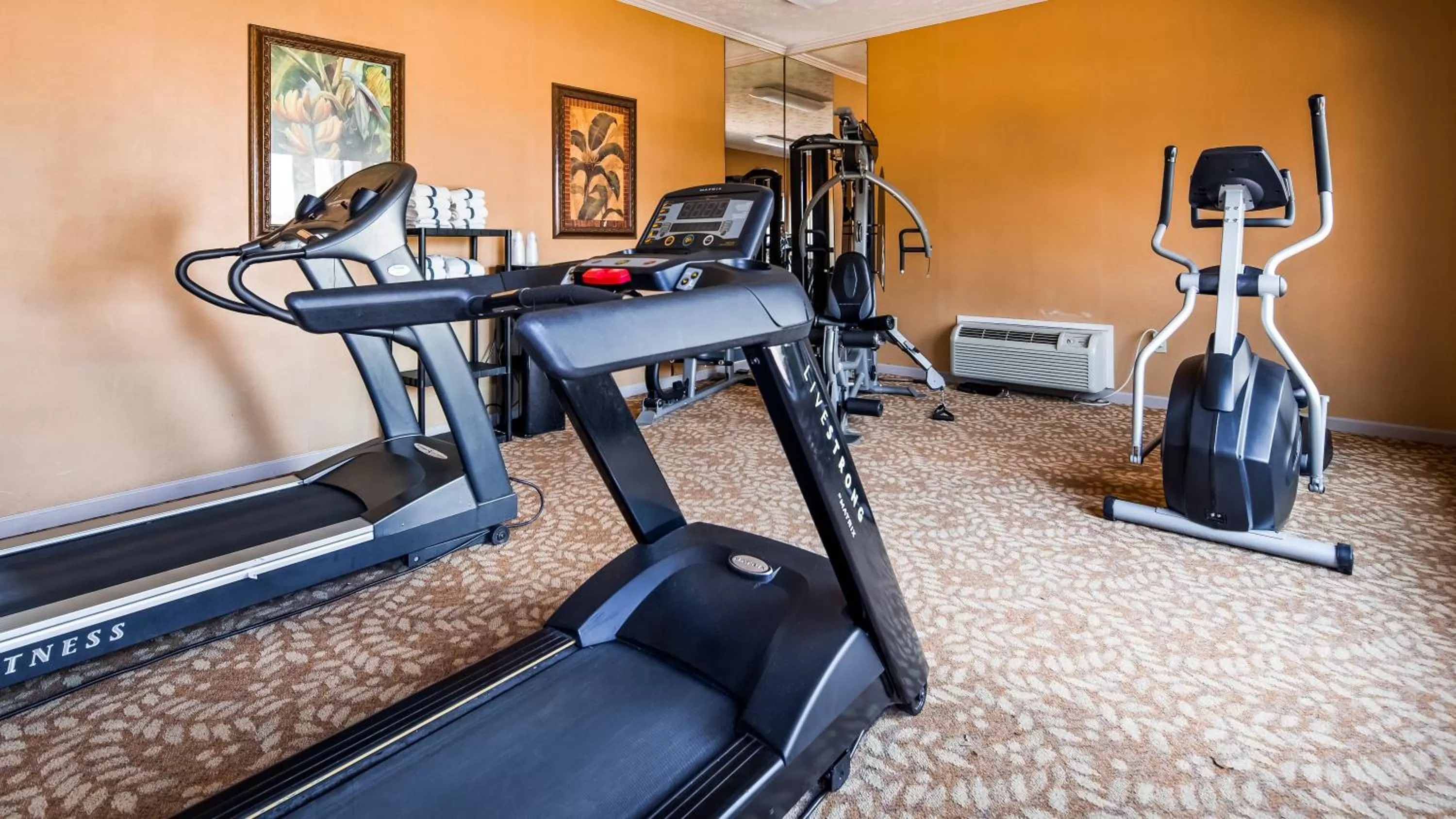 Fitness centre/facilities in SureStay Plus Hotel by Best Western Fayetteville