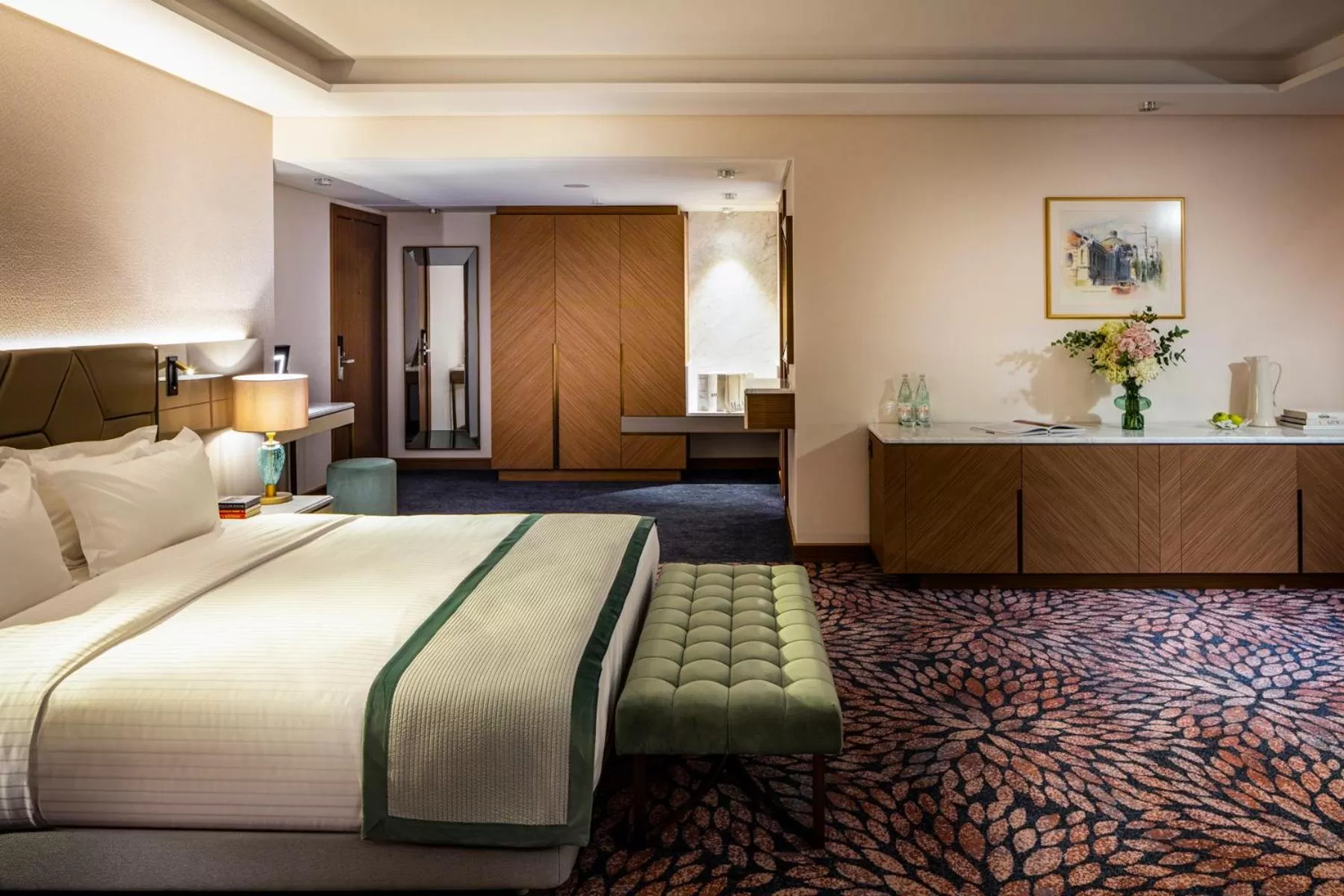 Photo of the whole room, Bed in Grand Hotel Millennium Sofia