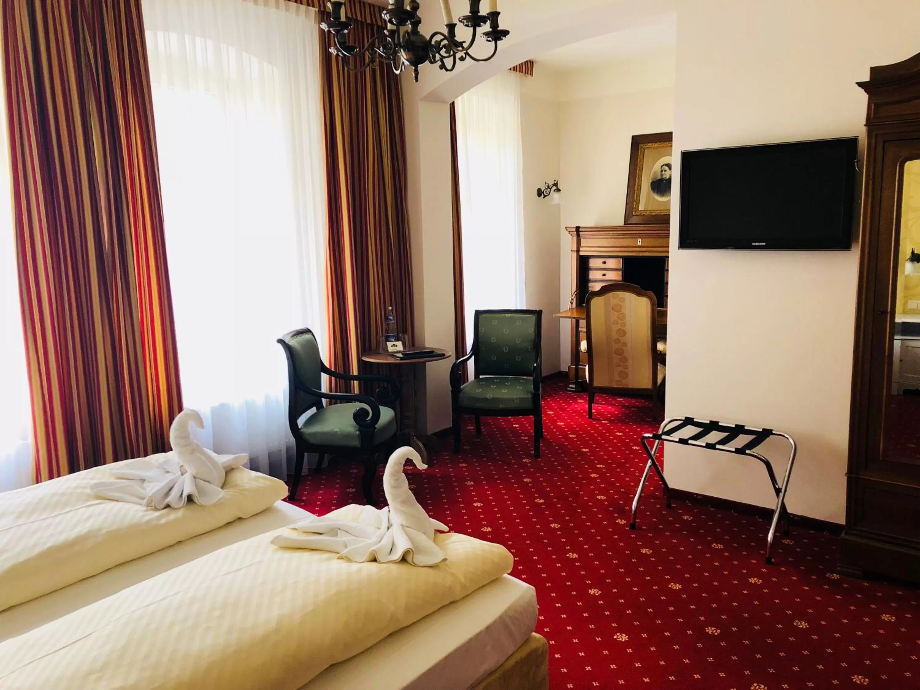 Bed in Hotel Alt Görlitz