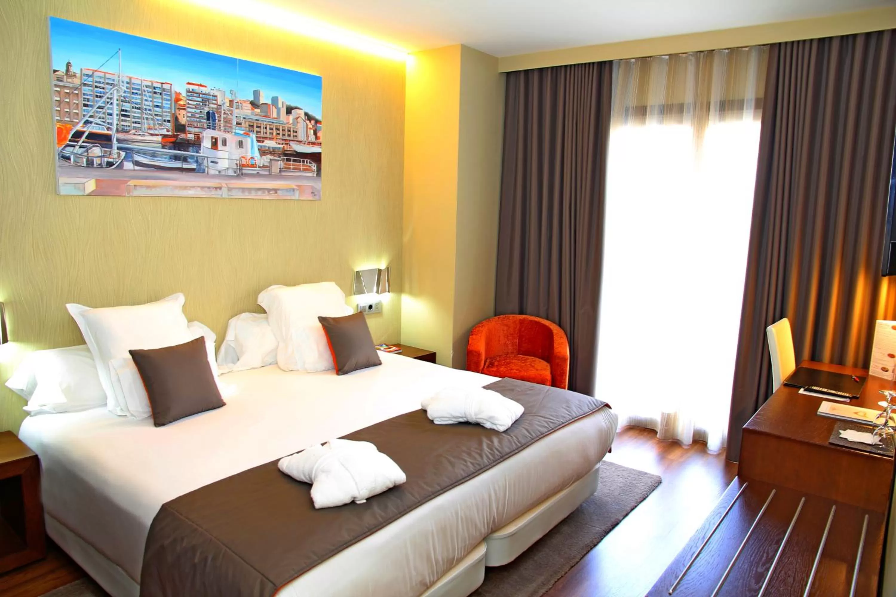 Bed in Agua de Mar Hotel Boutique