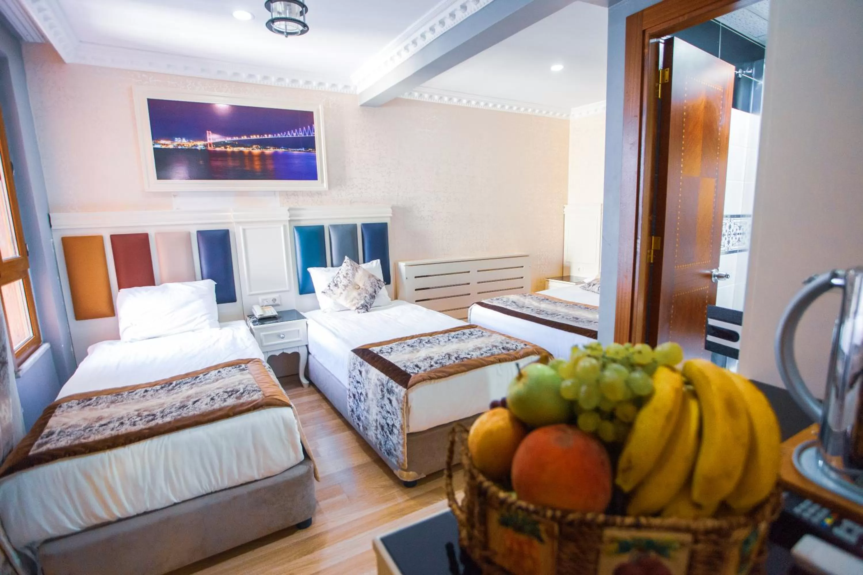 Bed in Best Nobel Hotel