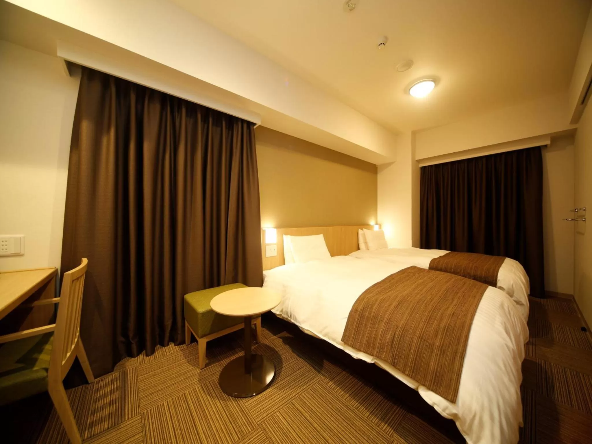 Bed in Dormy Inn Hon-Hachinohe