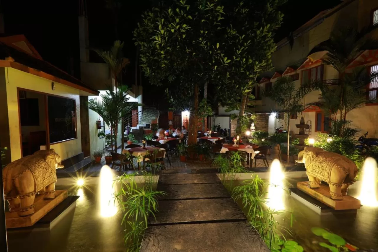 Patio in Ideal Ayurvedic Resort Kovalam