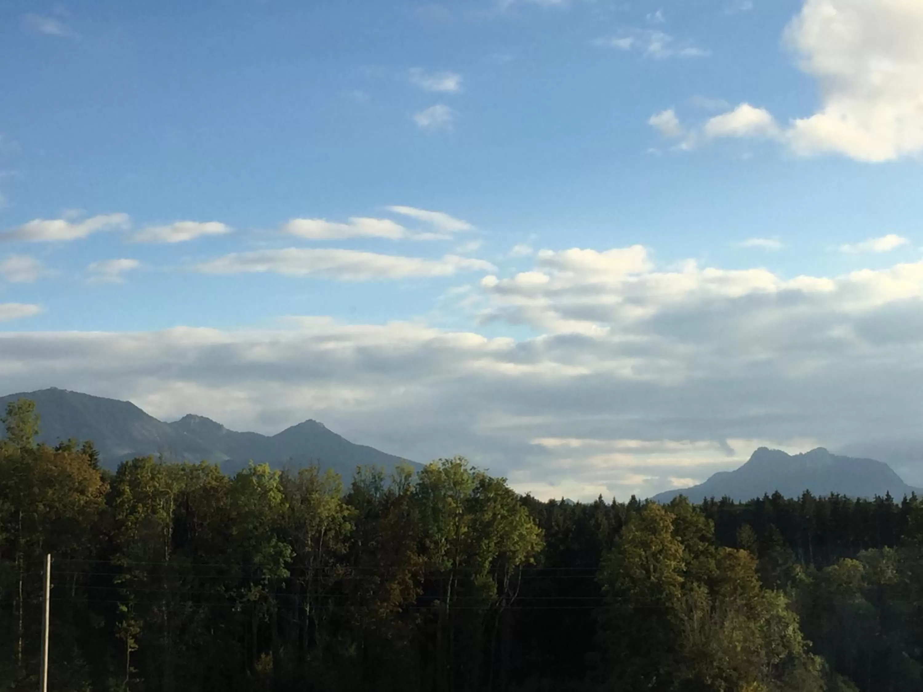 Mountain view in Hotel Alpenblick