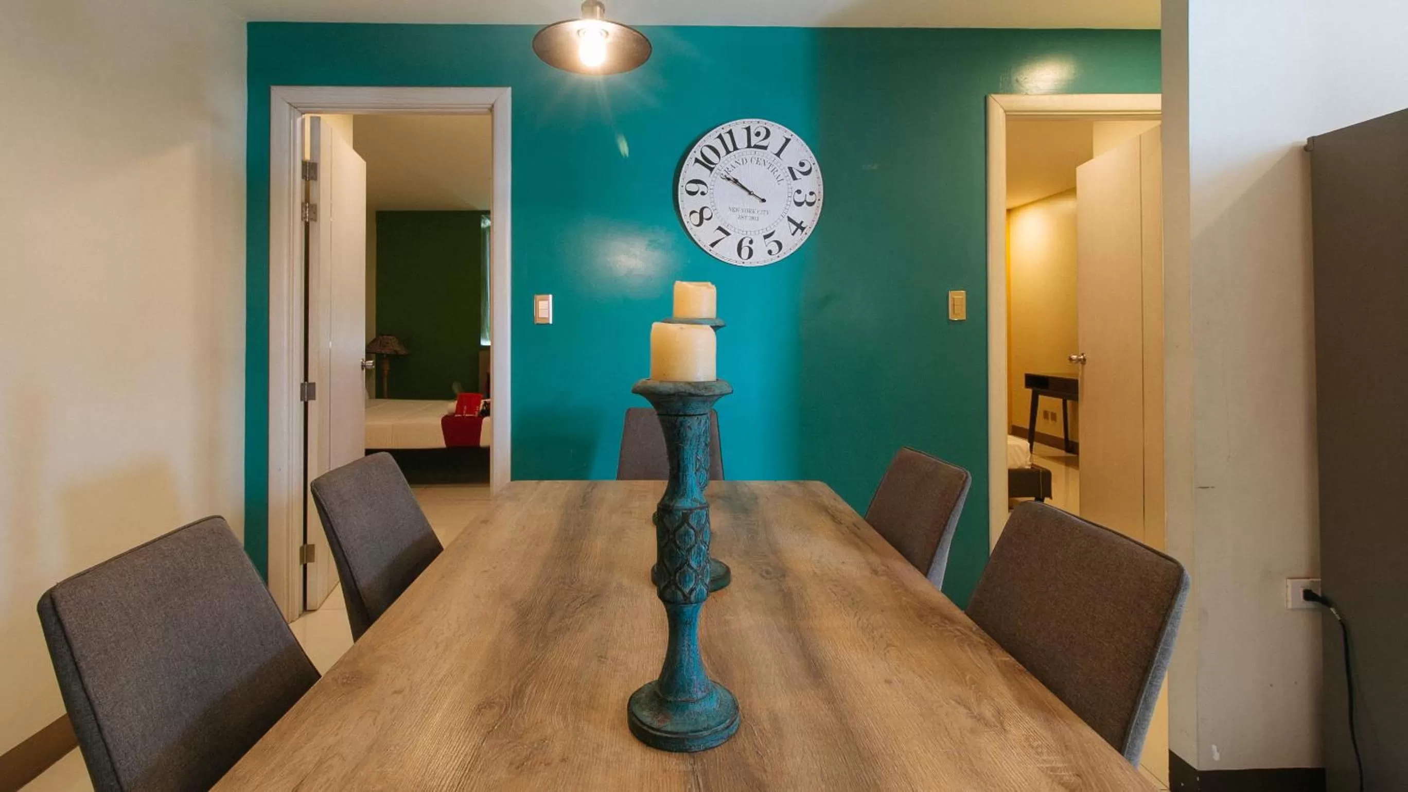 Dining area in RedDoorz Plus at Kamuning Quezon City