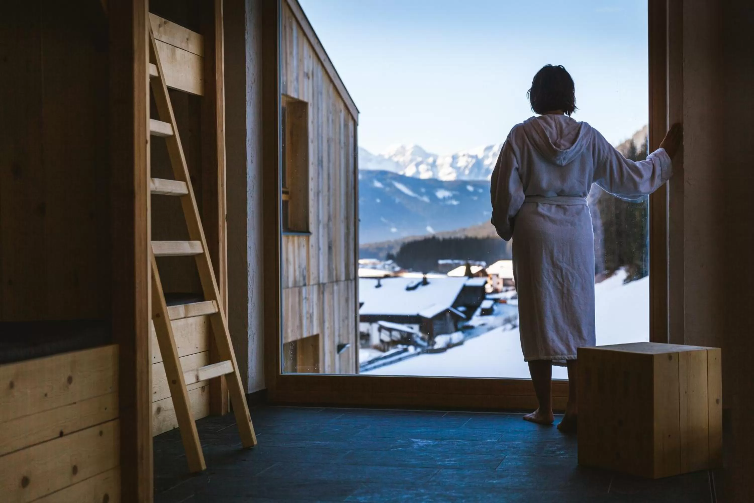 Mountain view in Bio Aparthotel Blaslahof