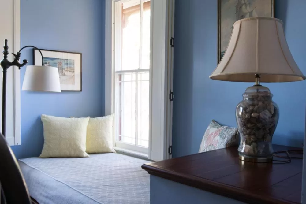 Bed, Seating Area in The Fox and Owl Inn