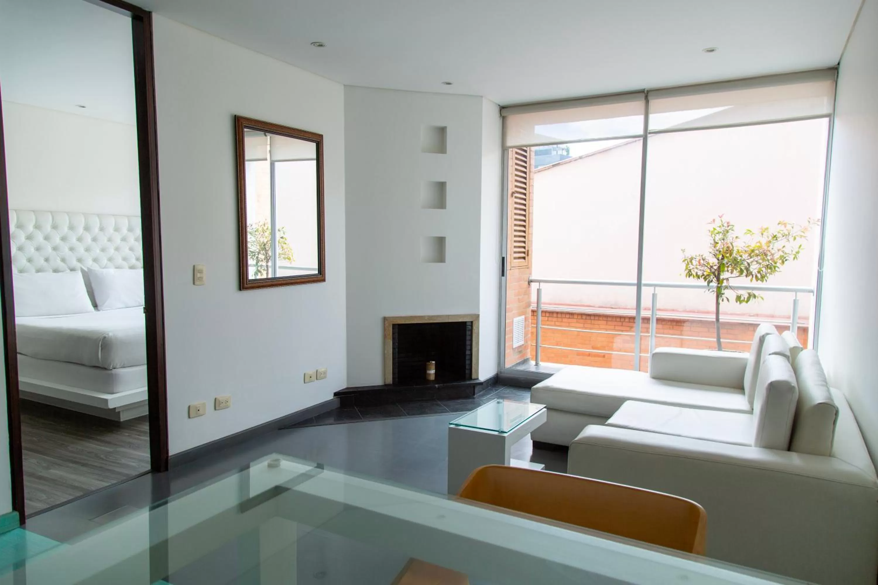 Bed in Hotel 104 Art Suites