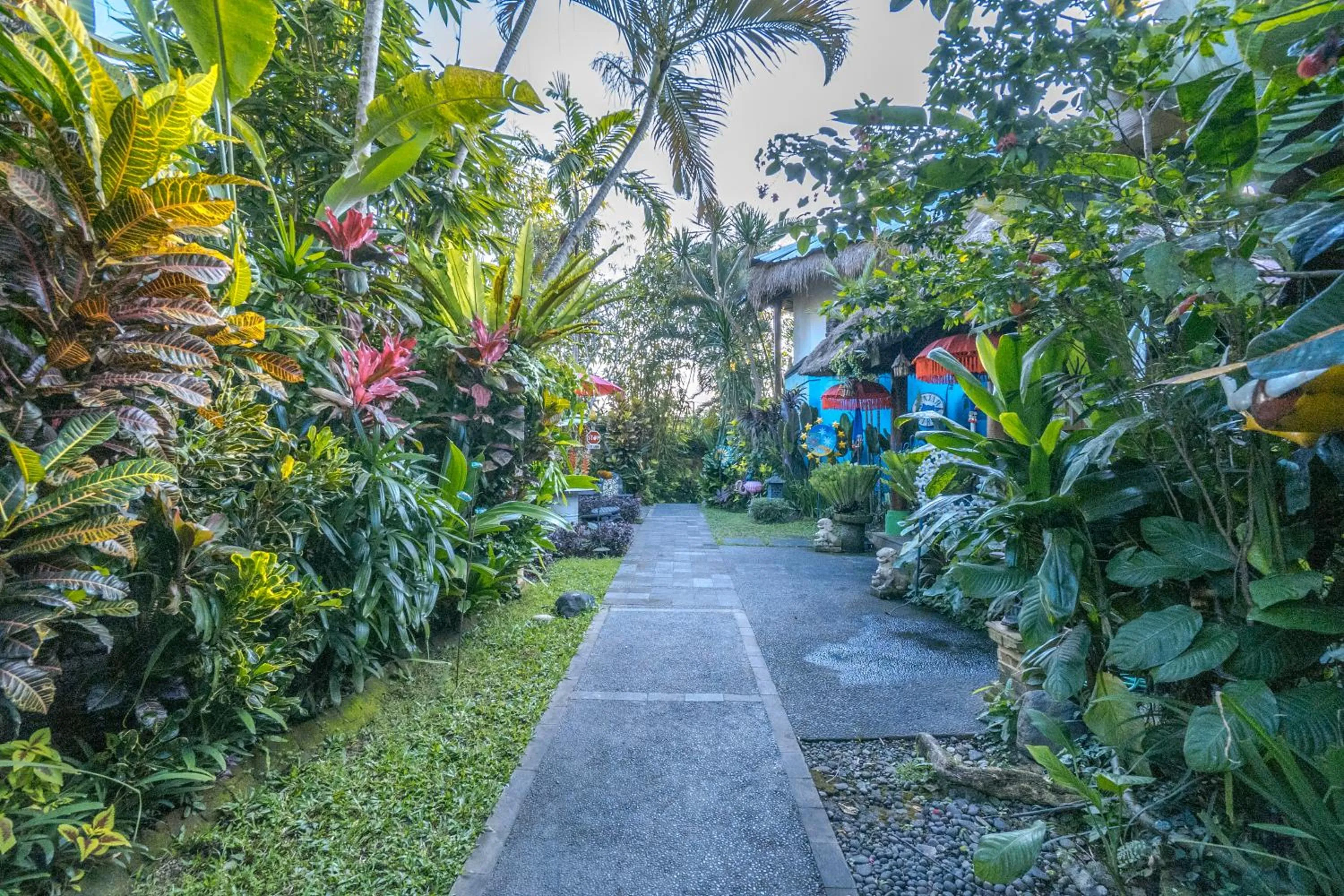 Facade/entrance in Gajah Biru Bungalows