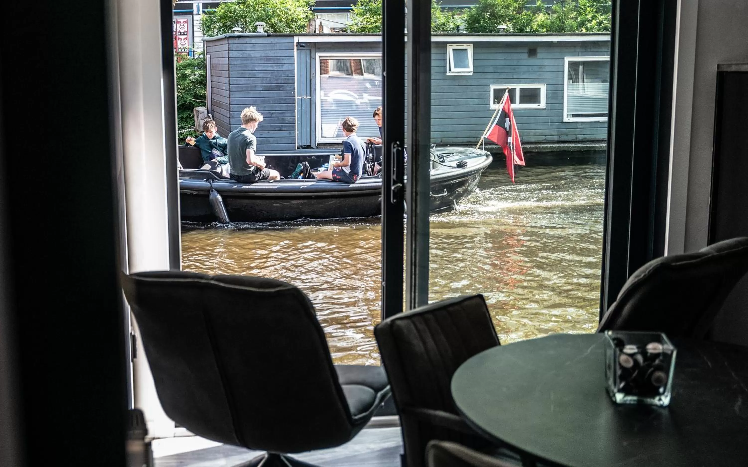 View (from property/room) in Amsterdam-Houseboat-Amstel