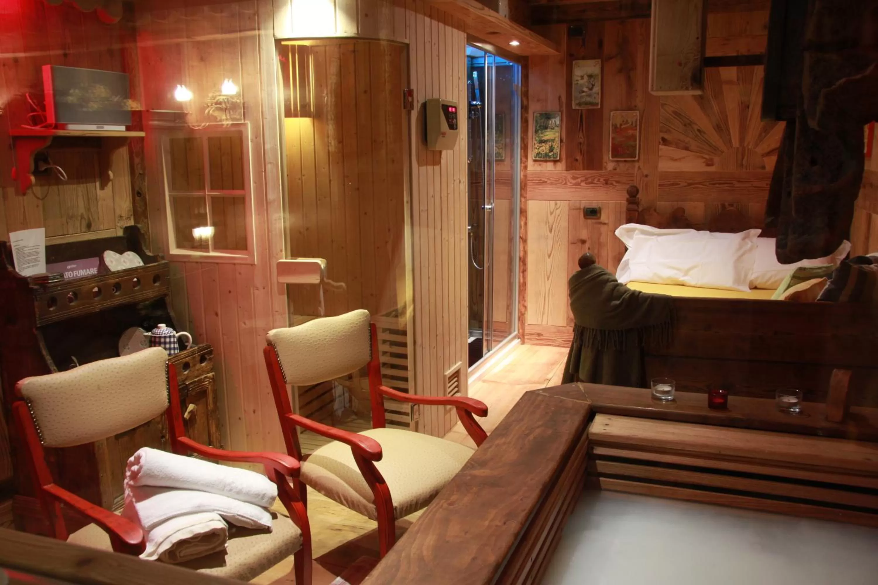 Spa and wellness centre/facilities in Hotel Chalet La Meridiana