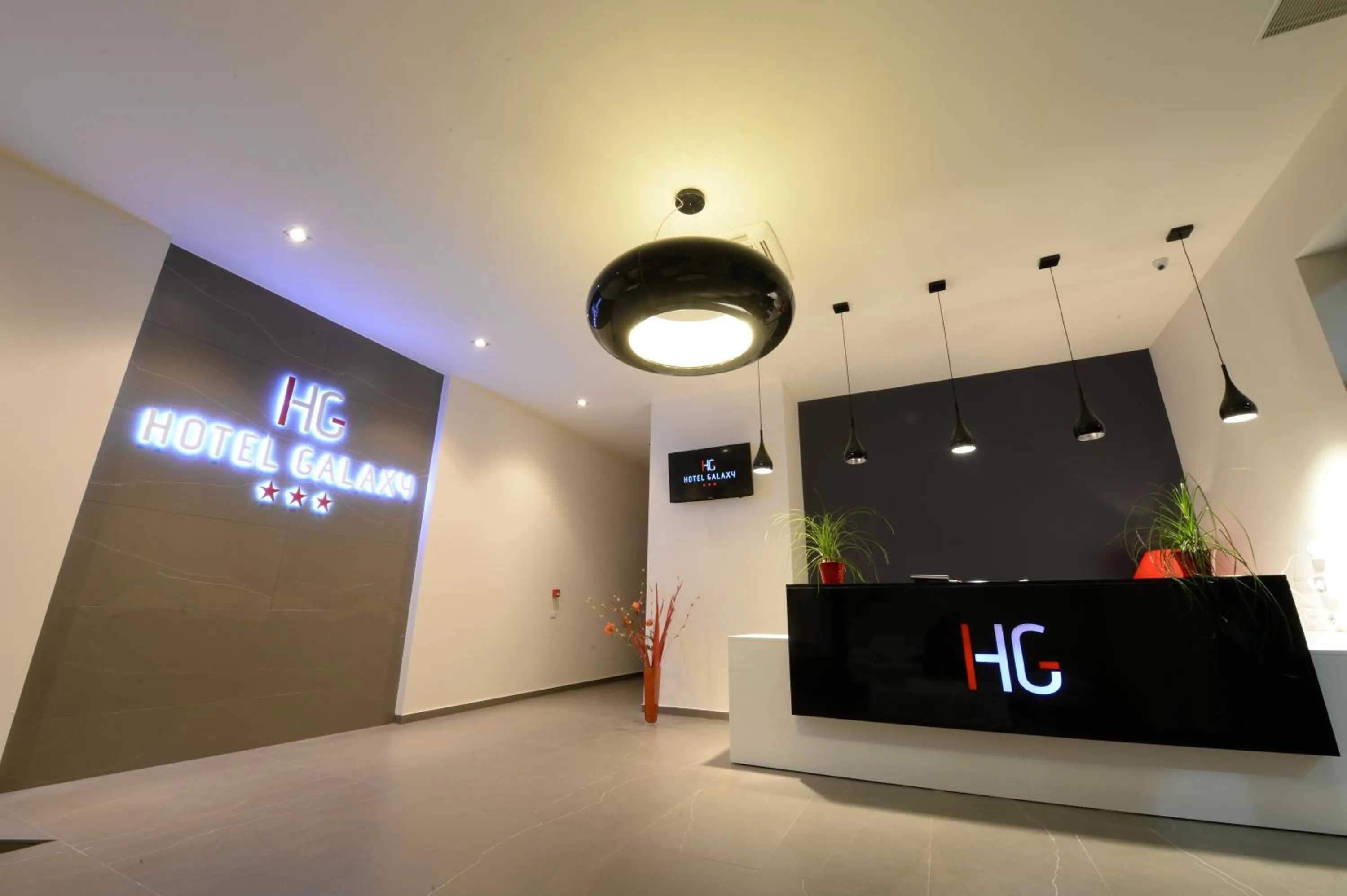 Lobby or reception in Hotel Galaxy