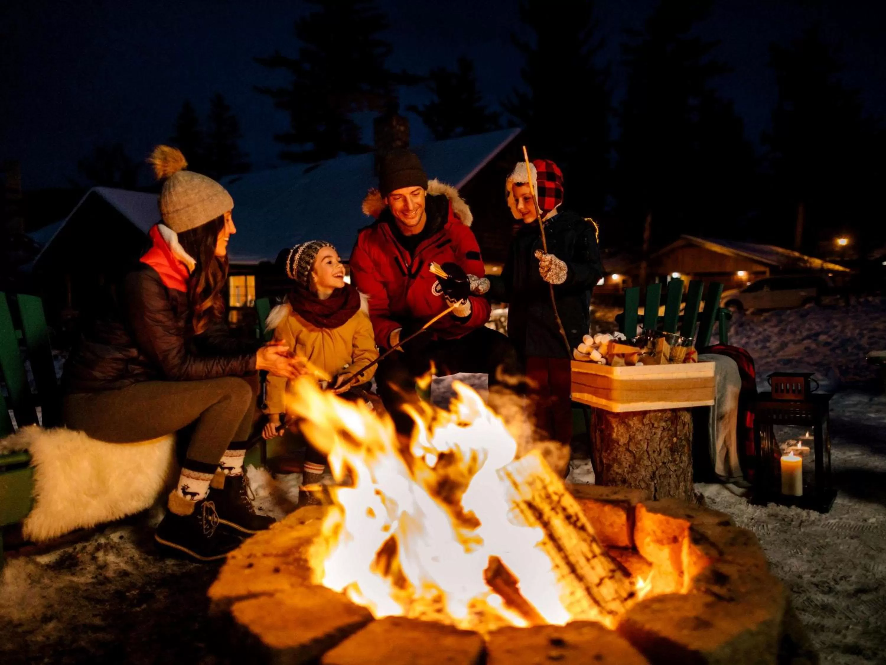 Property building in Fairmont Jasper Park Lodge